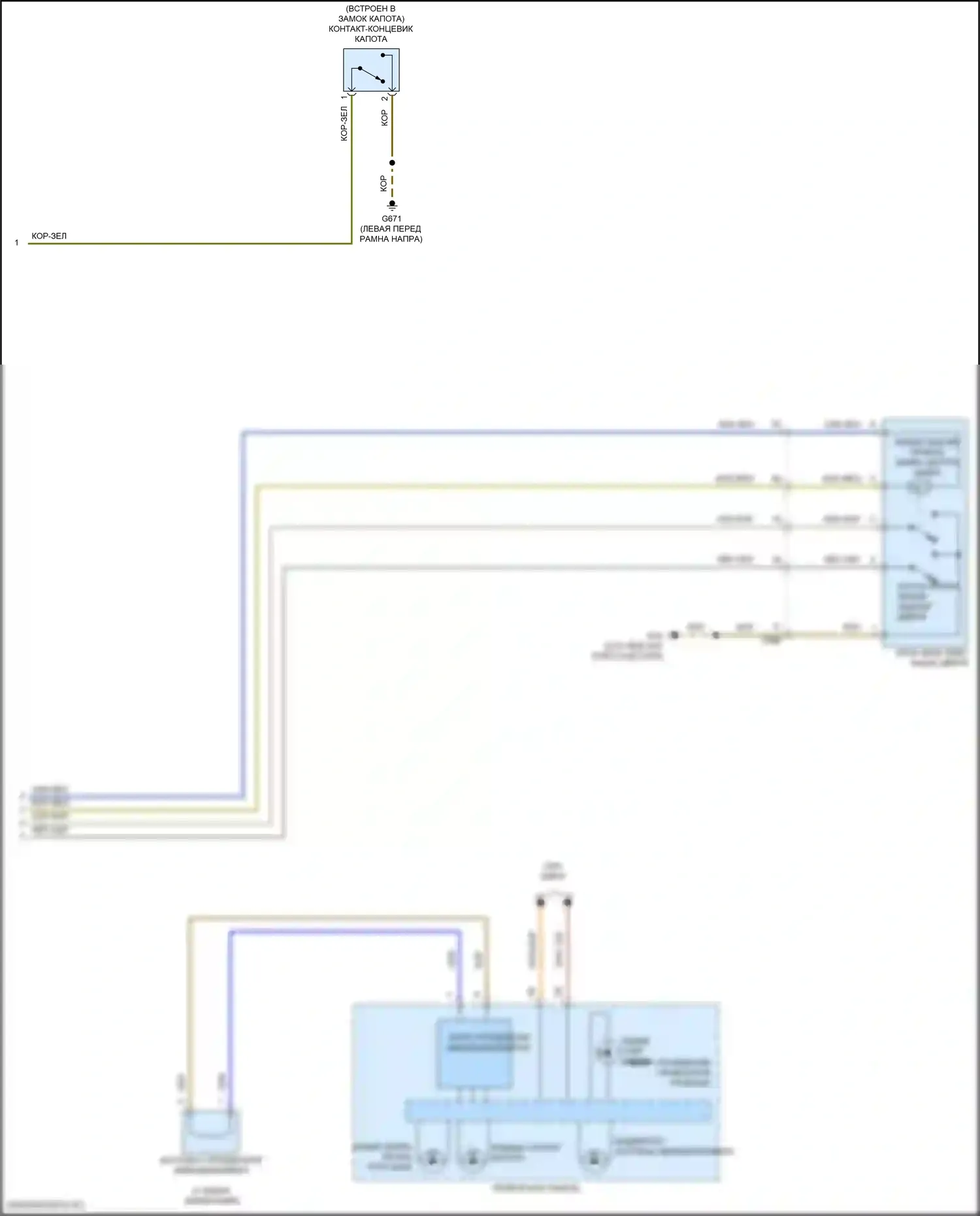Passat (North America) Volkswagen II (2019-2022): Электросхема защиты от взлома (3 из 3) 