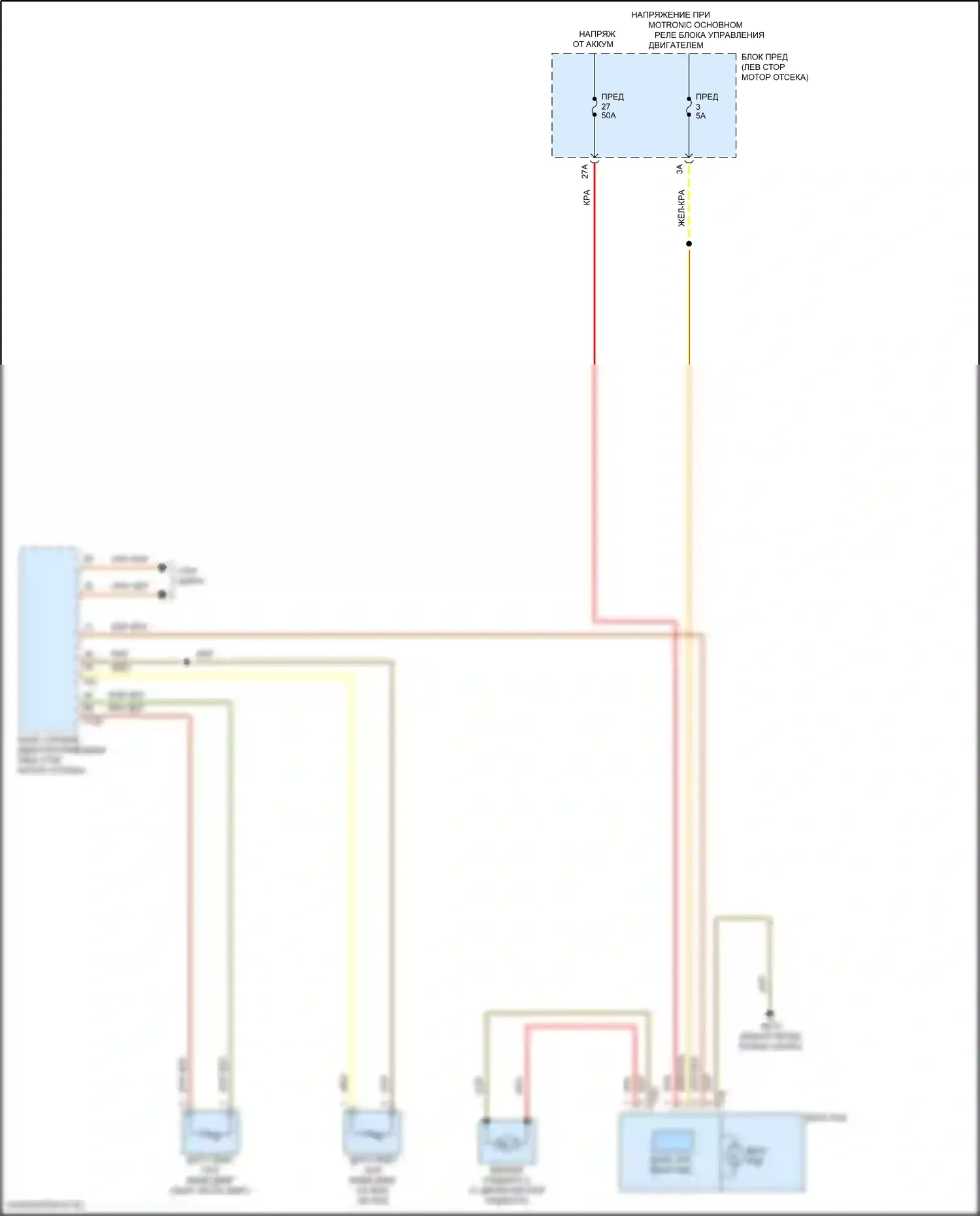 Passat (North America) Volkswagen II (2019-2022): Электросхема вентилятора охлаждения 