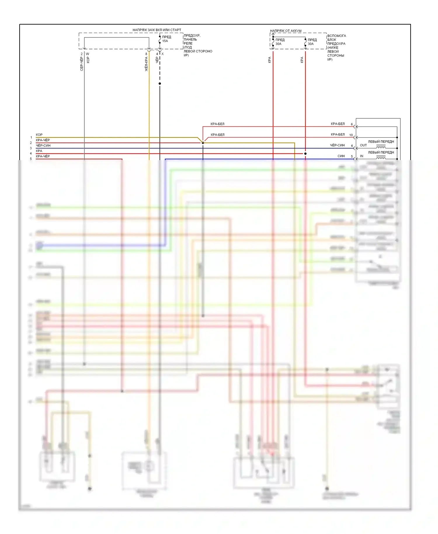 Passat Volkswagen B4 (1993-1997): Антиблокировочная система abs электросхема системы (1995 электросхема прохода 2 2) 