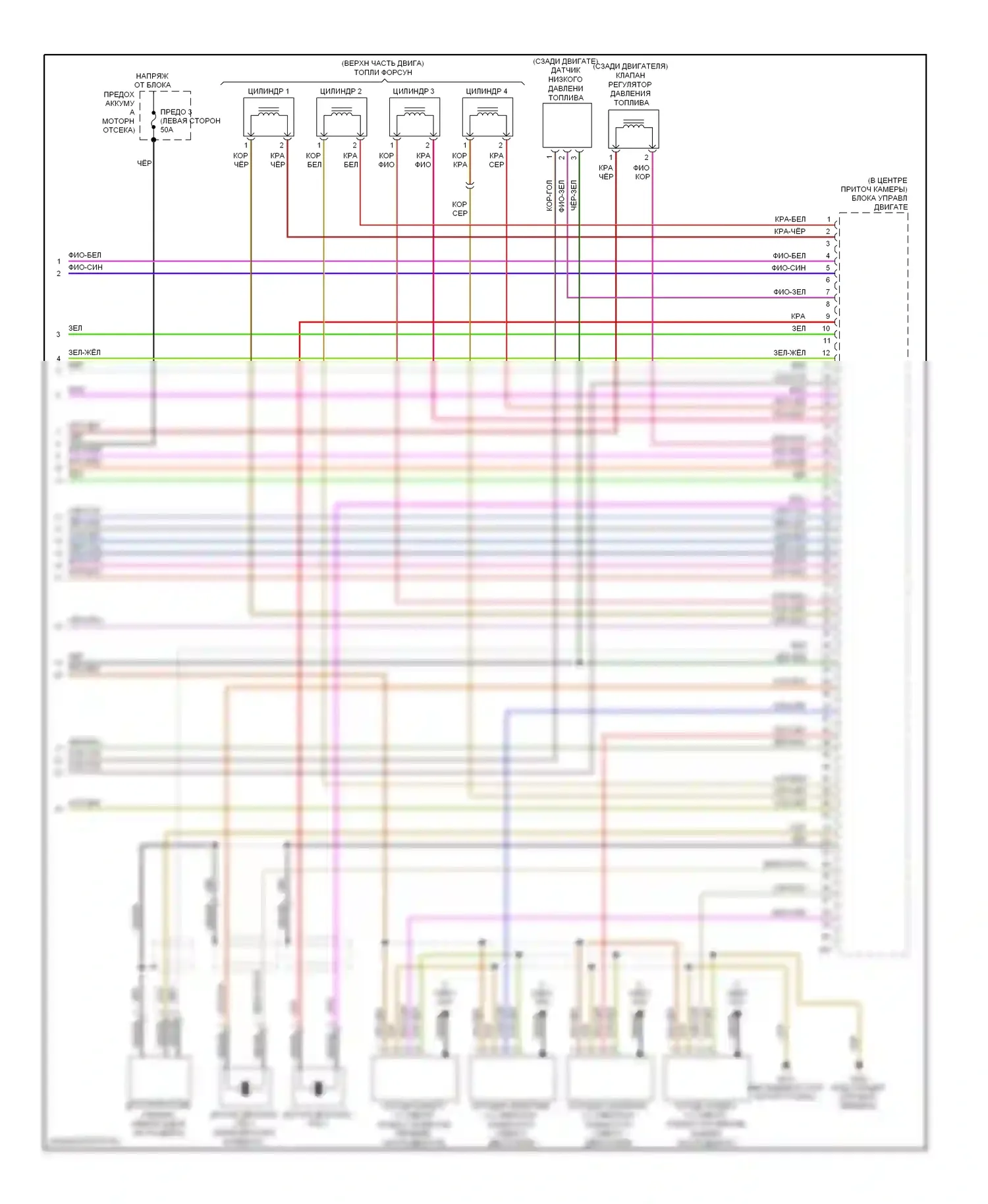 Passat Volkswagen B6 (2005-2010): Электросхема двигателя 2.0l, bpy (5 из 5) 