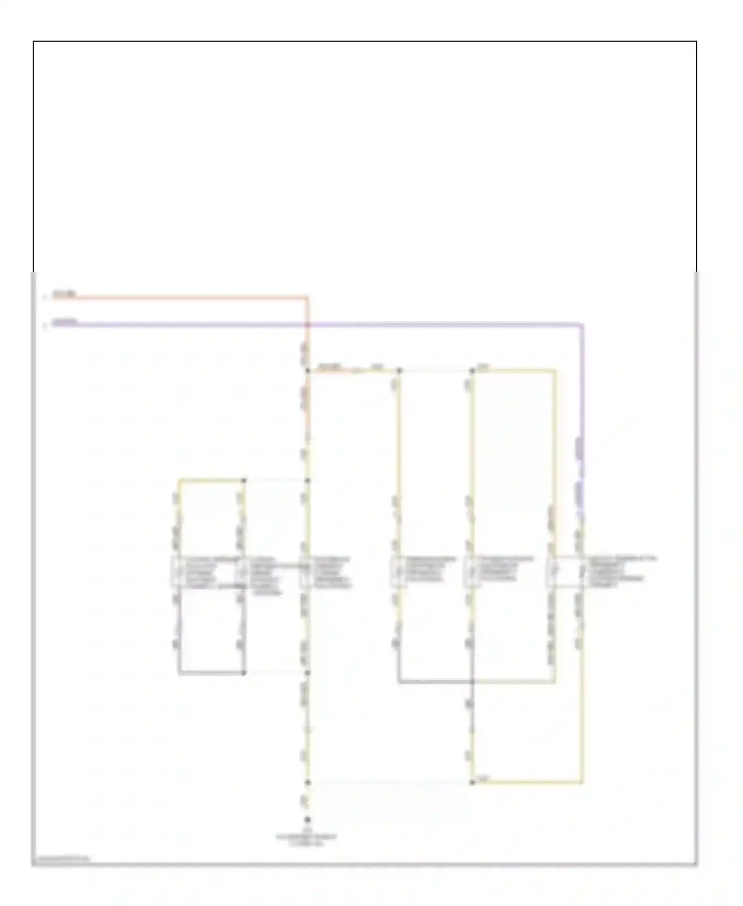 Passat Volkswagen B6 (2005-2010): Электросхема передних обогреваемых сидений, со спортивными сиденьями (2 из 2) 