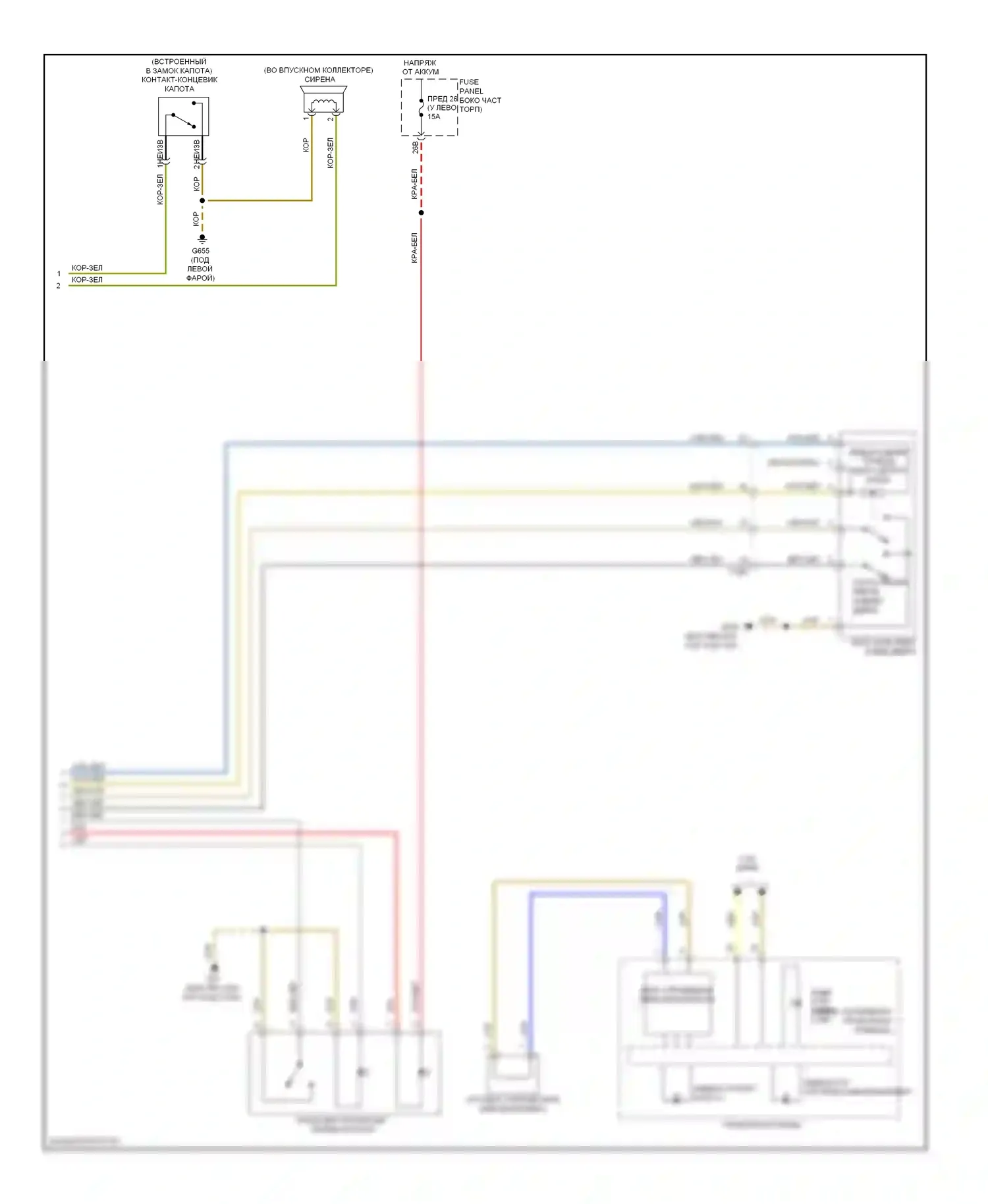 Passat Volkswagen B7 (2010-2015): Электросхема защиты от взлома (3 из 3) 