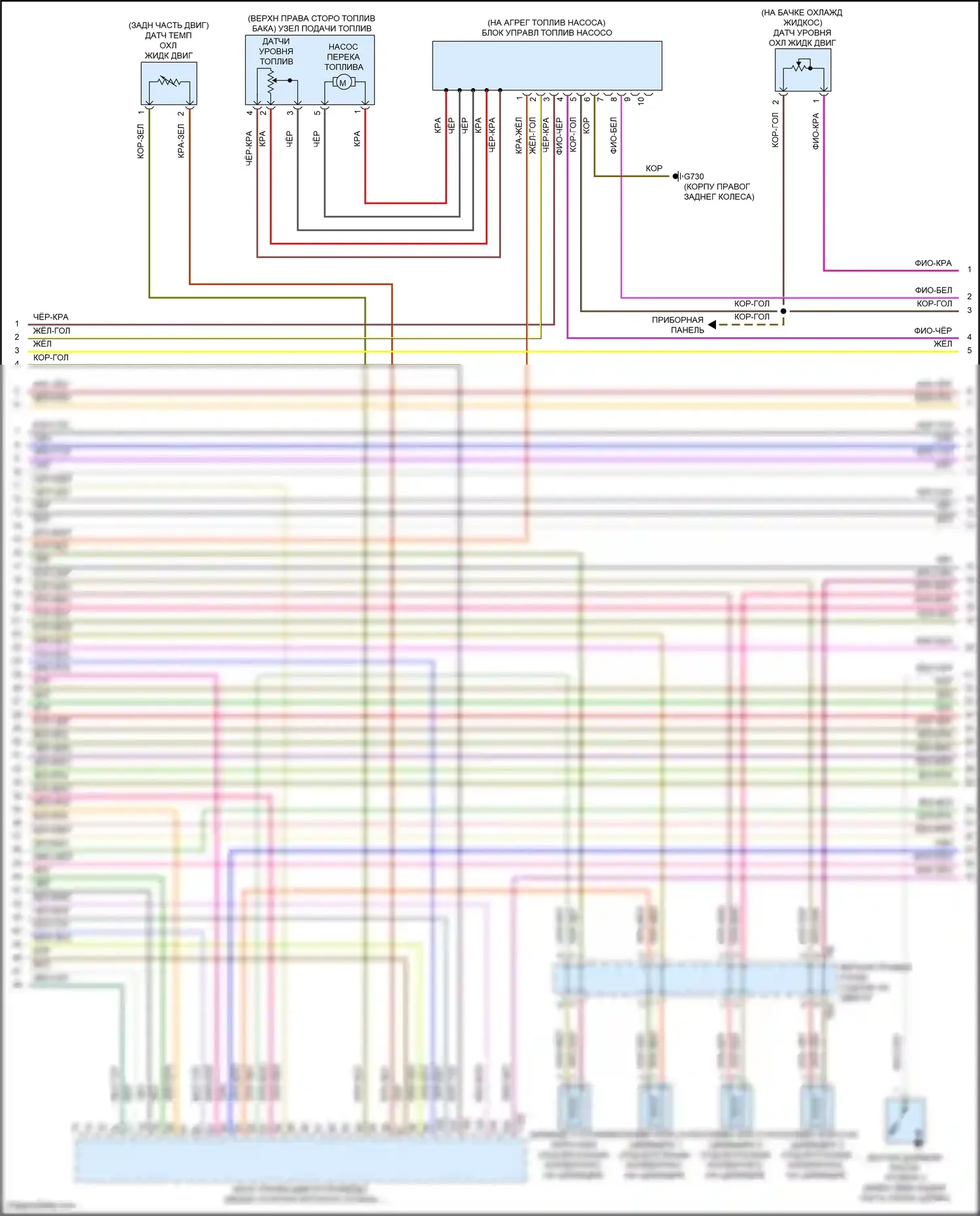 Passat Volkswagen B8 рестайлинг (2019-2024): Электросхема двигателя 2.0л турбо (6 из 7) 