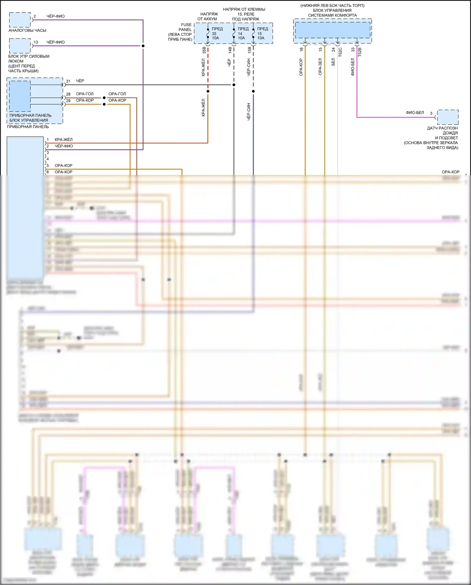 Passat Volkswagen B8 (2014-2020): Can шина электросхема (1 из 2) 