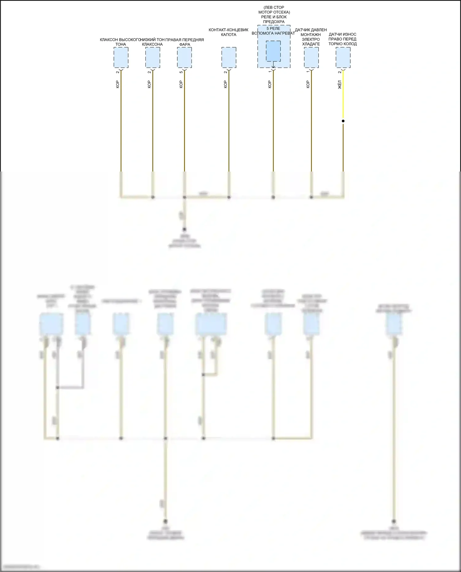 Taos Volkswagen I (2020-2024): Электросхема разводки массы (6 из 6) 