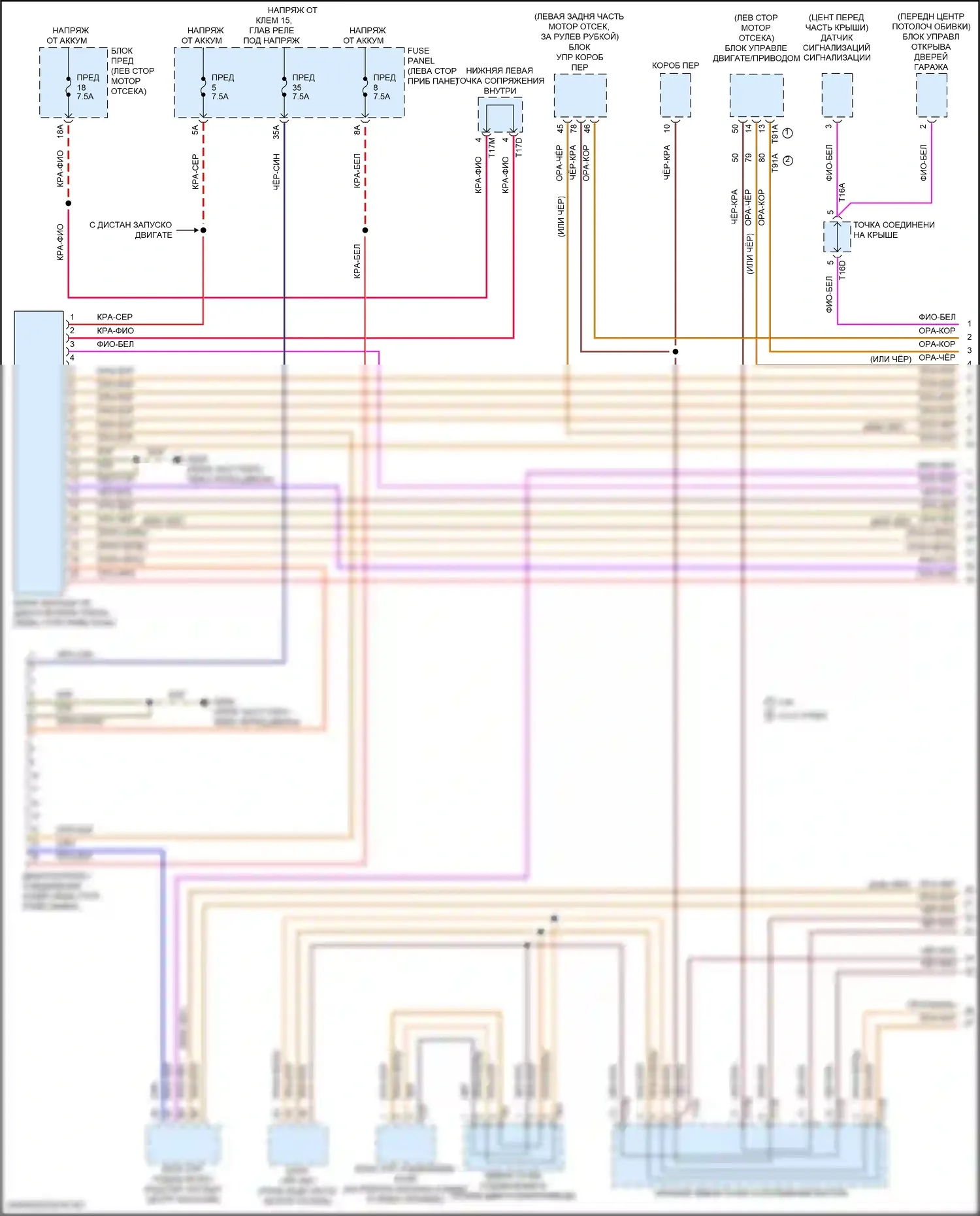 Teramont Volkswagen I рестайлинг (2021-2024): Can шина электросхема (1 из 5) 