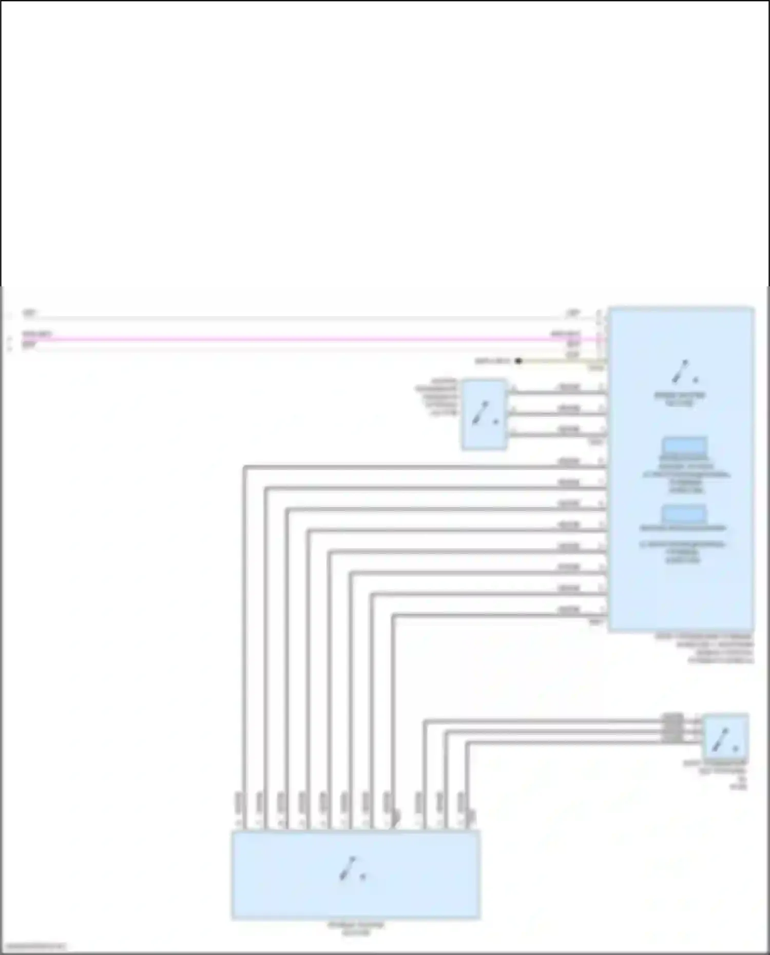 Teramont Volkswagen I (2017-2021): Электросхема блока управления электронными системами рулевой колонки (2 из 2) 