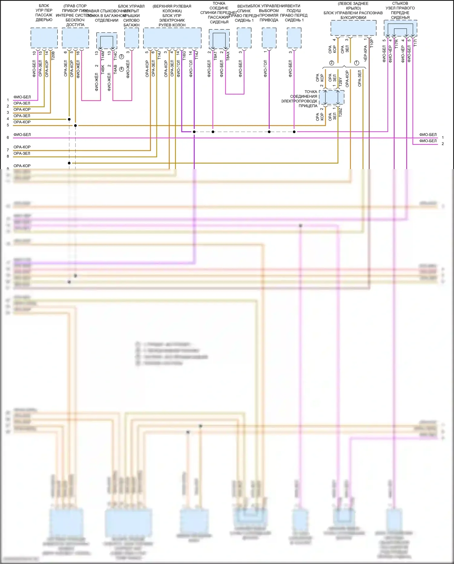 Teramont Volkswagen I (2017-2021): Can шина электросхема (4 из 5) 