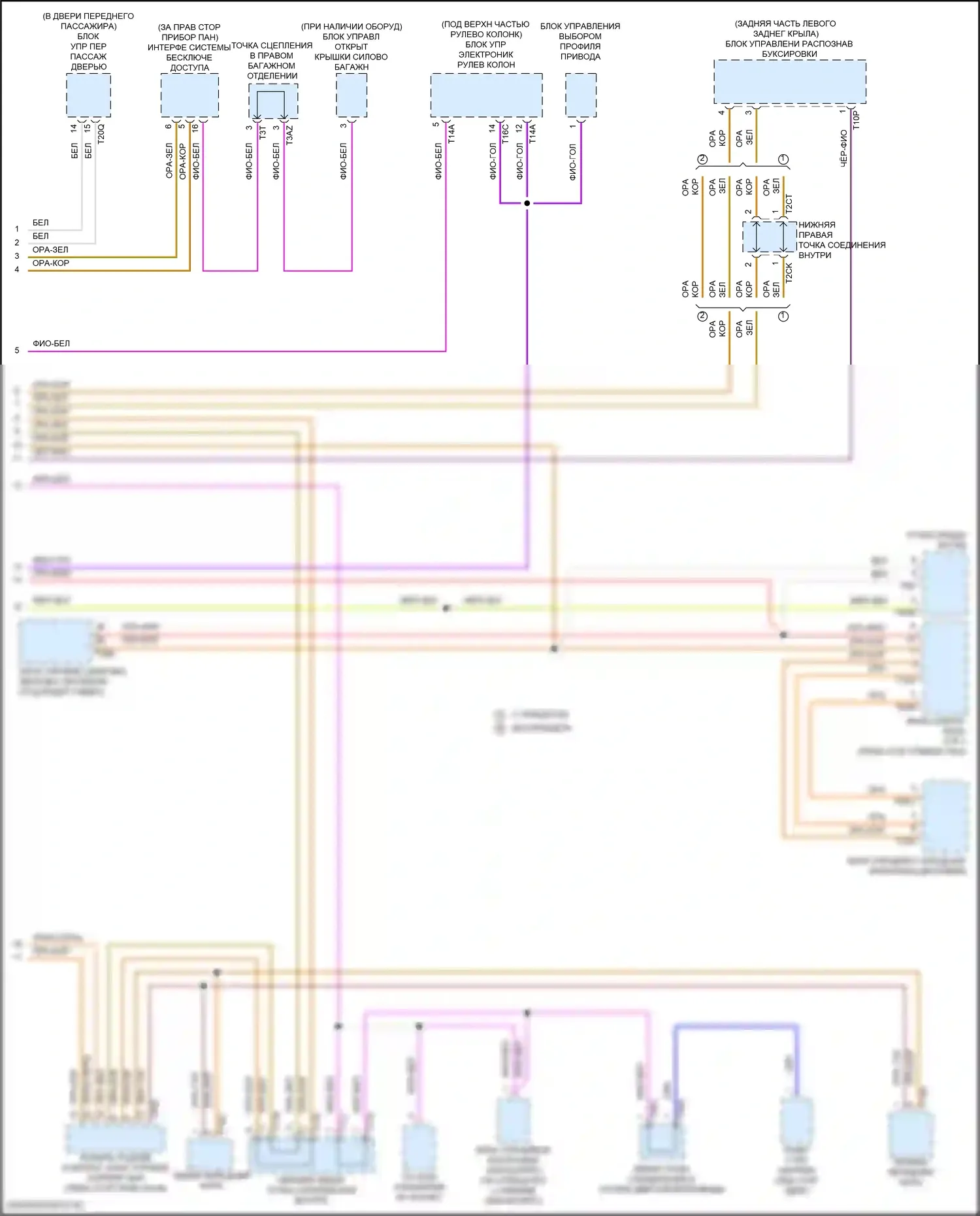 Tiguan L Volkswagen II рестайлинг (2020-2024): Can шина электросхема (4 из 4) 