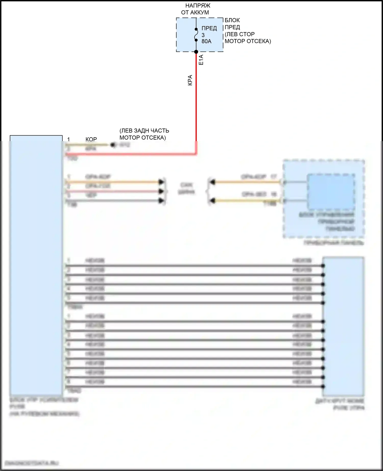 Tiguan L Volkswagen II рестайлинг (2020-2024): Электросхема электроусилителя руля 