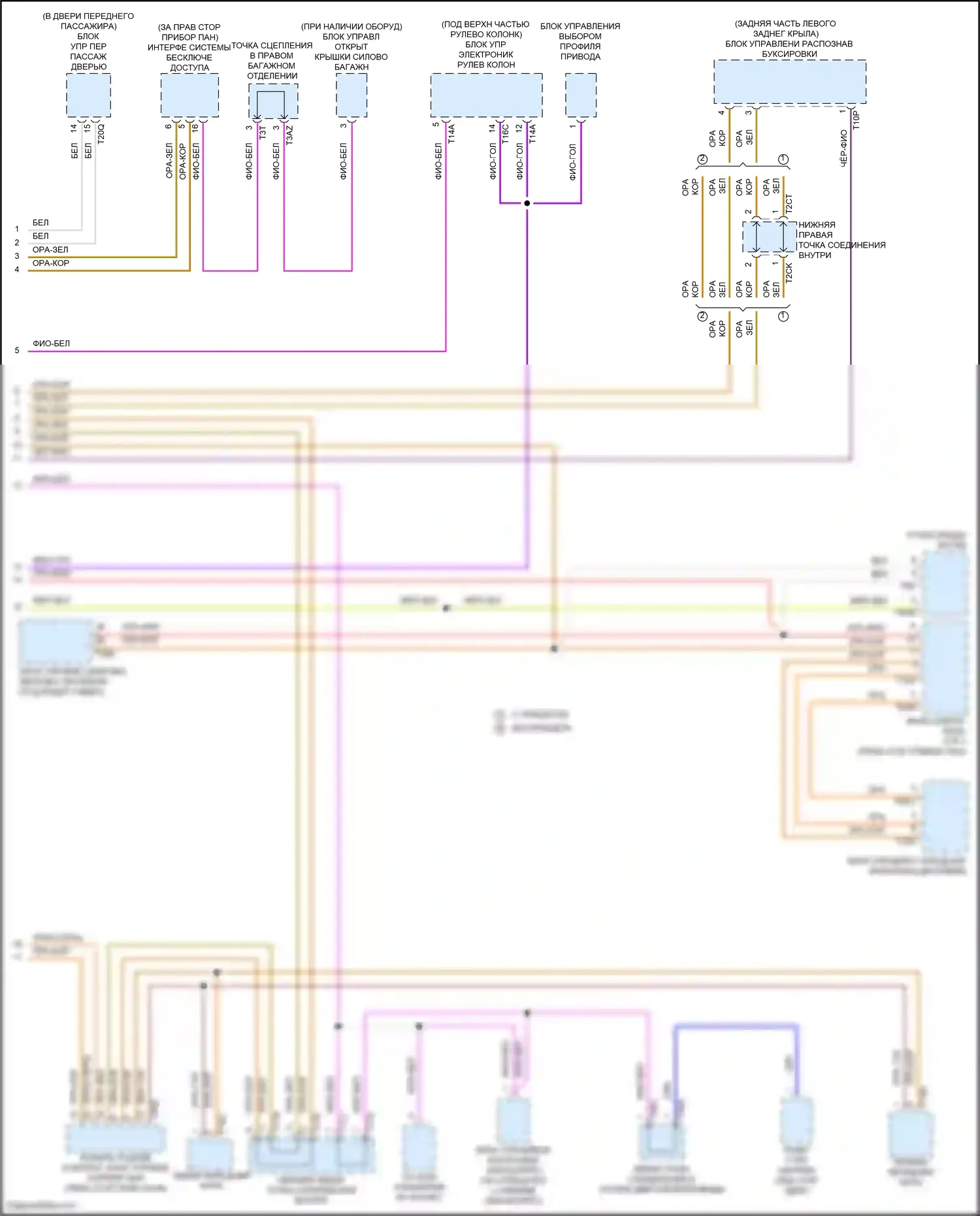 Tiguan R Volkswagen II рестайлинг (2020-2024): Can шина электросхема (4 из 4) 