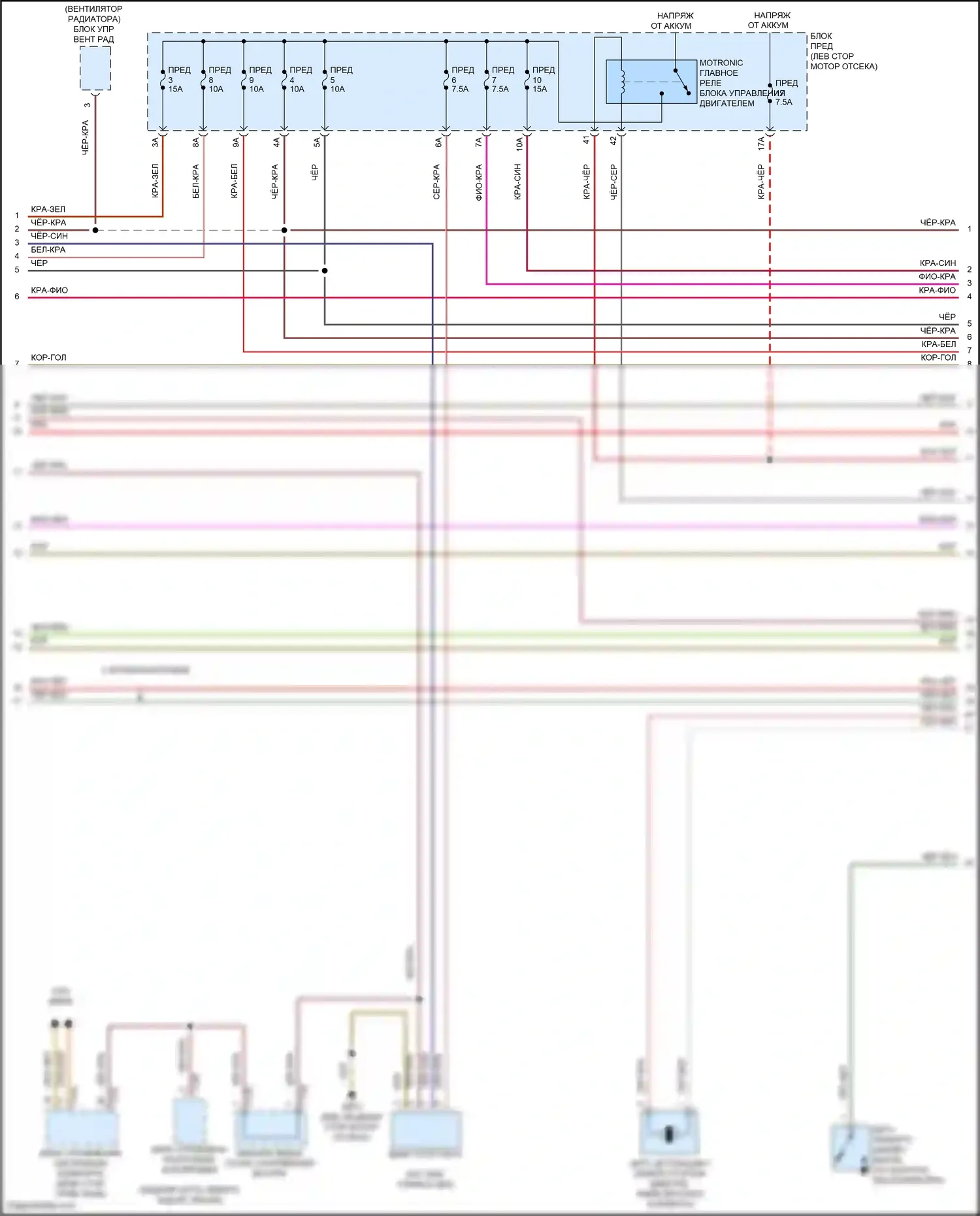 Tiguan R Volkswagen II рестайлинг (2020-2024): Электросхема двигателя 2.0л турбо (3 из 10) 