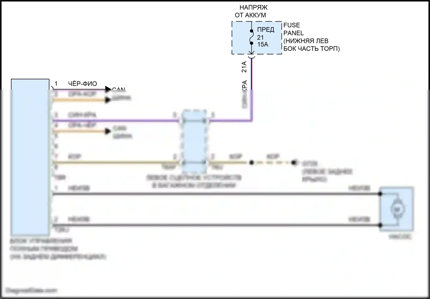 Tiguan R Volkswagen II рестайлинг (2020-2024): Электросхема awd 
