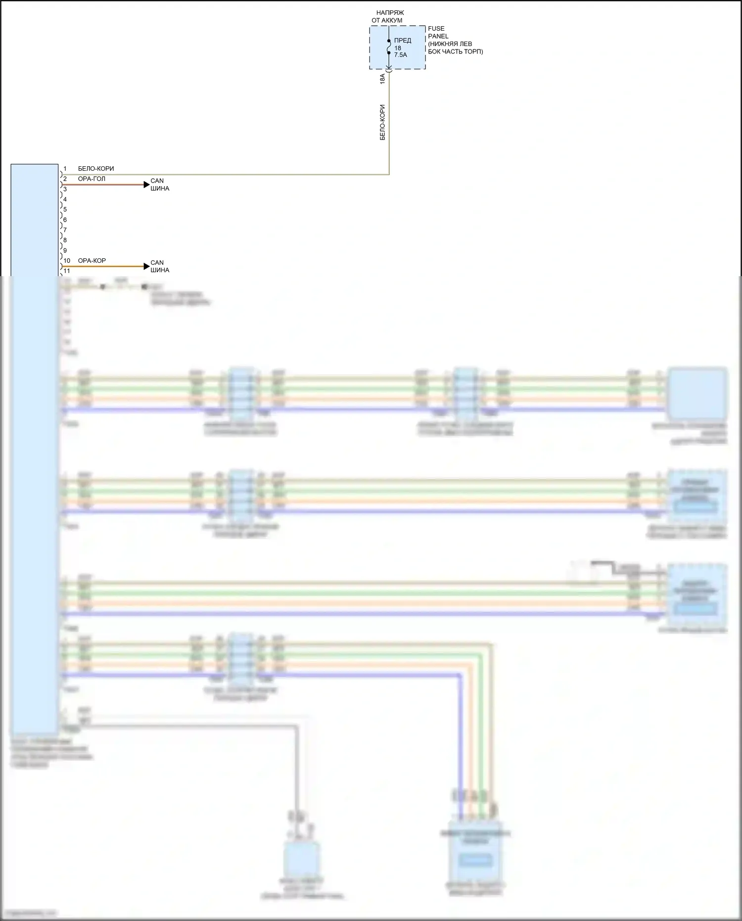 Tiguan R Volkswagen II рестайлинг (2020-2024): Электросхема периферийной камеры 