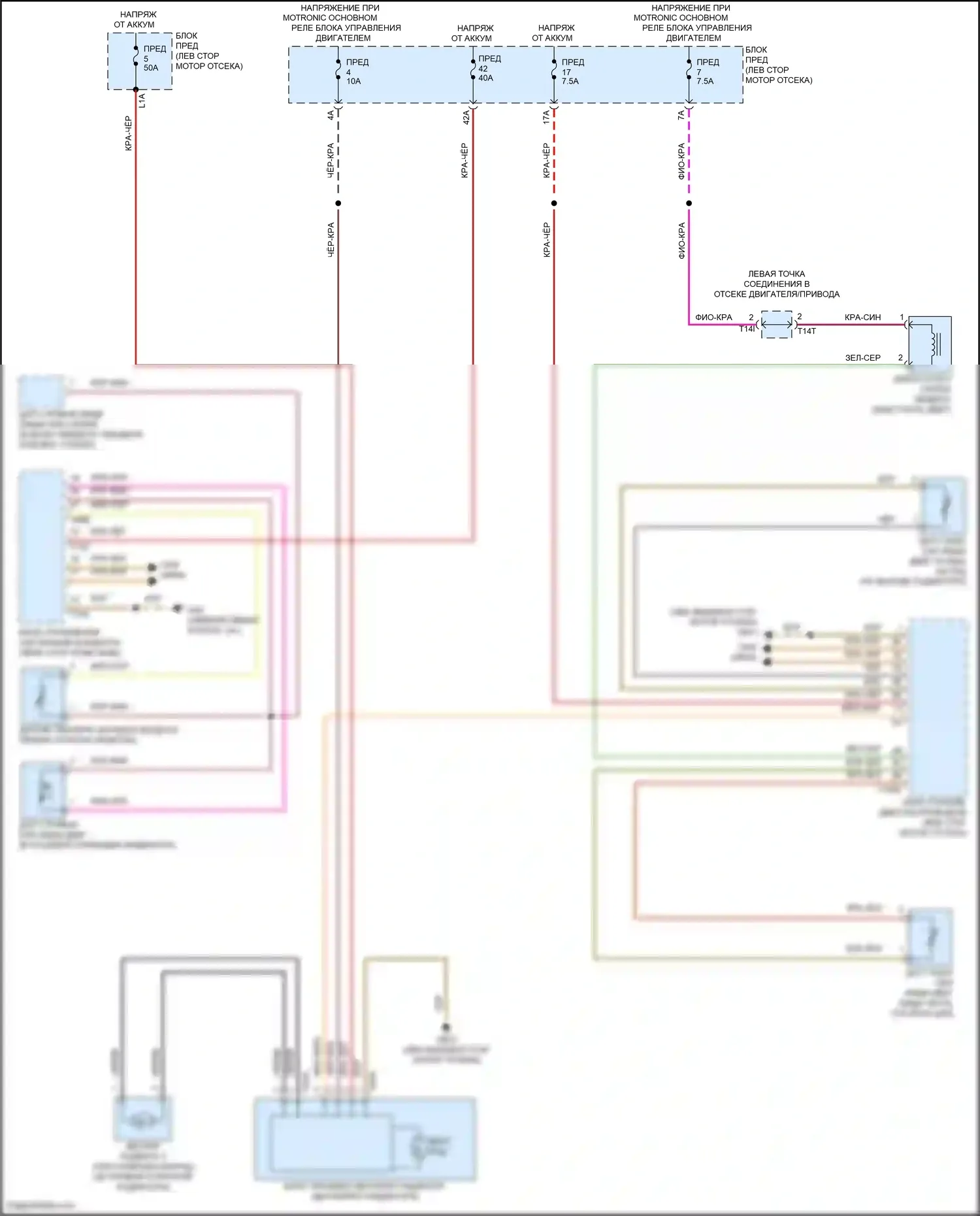 Tiguan R Volkswagen II рестайлинг (2020-2024): Электросхема вентилятора охлаждения 