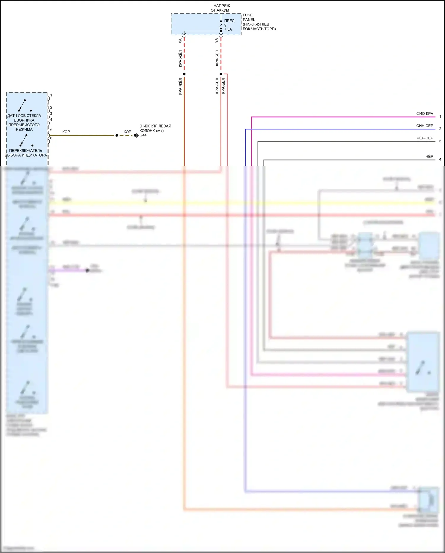 Tiguan X Volkswagen II рестайлинг (2020-2024): Электросхема блока управления электронными системами рулевой колонки (1 из 3) 