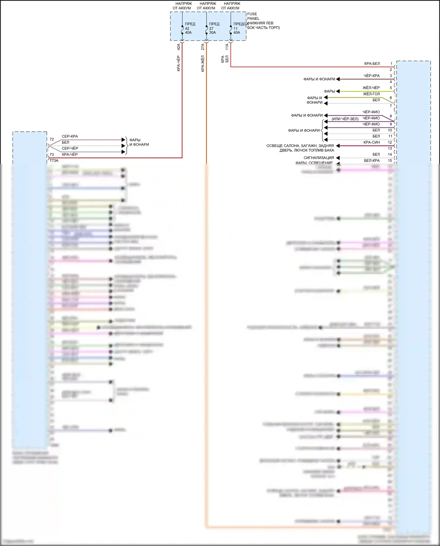 Tiguan X Volkswagen II рестайлинг (2020-2024): Электросхема блока управления системами комфорта (2 из 2) 