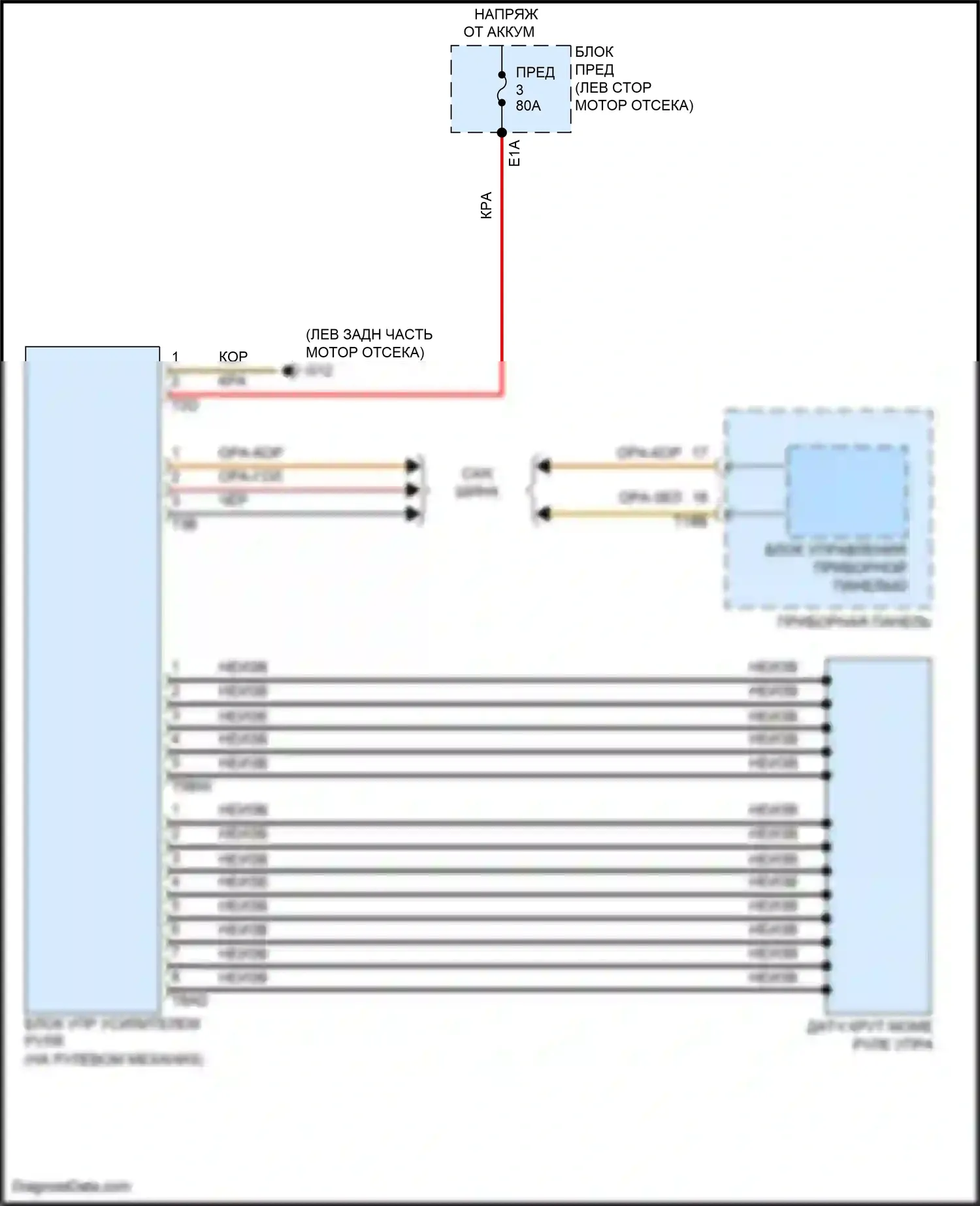 Tiguan X Volkswagen II рестайлинг (2020-2024): Электросхема электроусилителя руля 