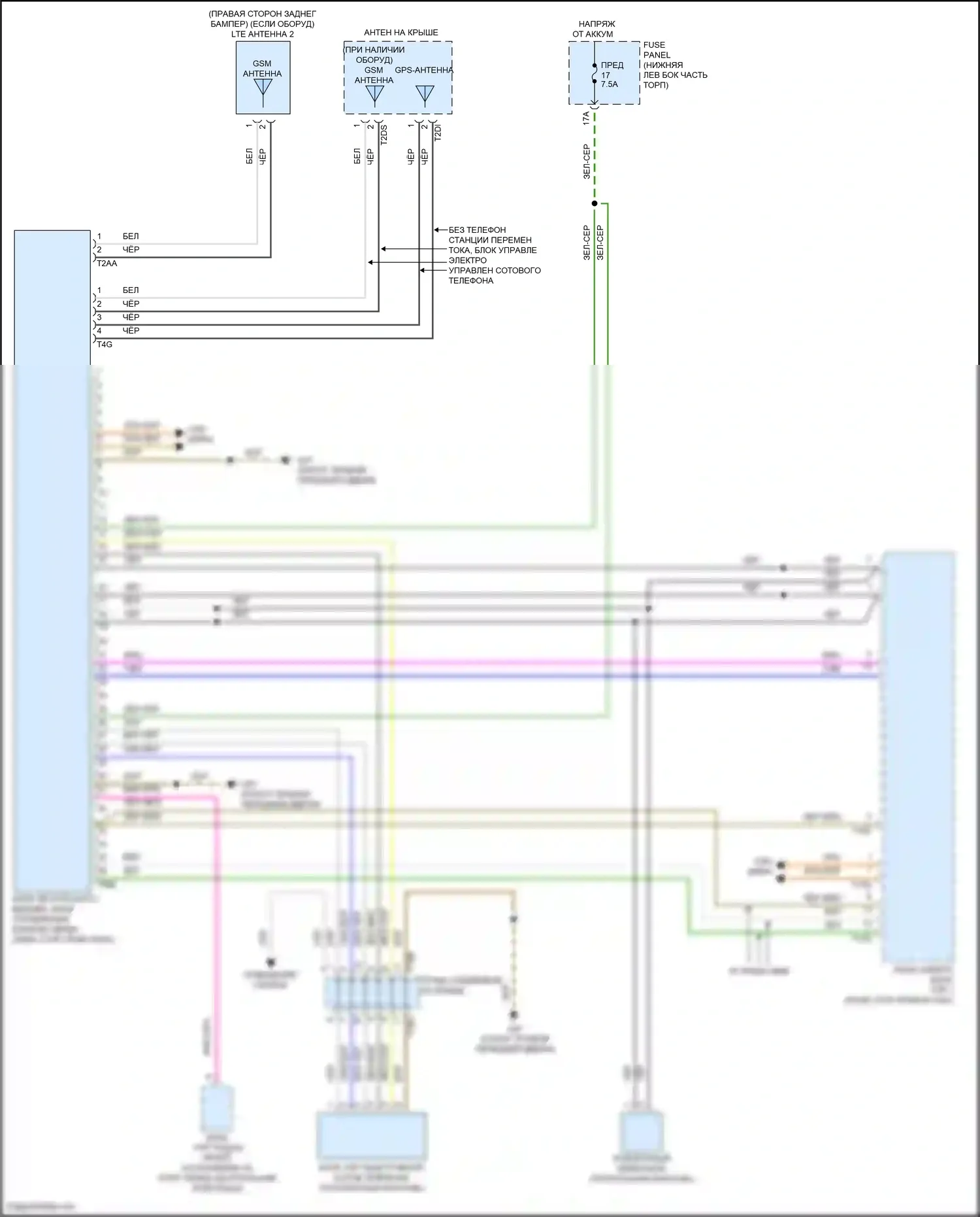 Tiguan X Volkswagen II рестайлинг (2020-2024): Электросхема экстренного вызова 
