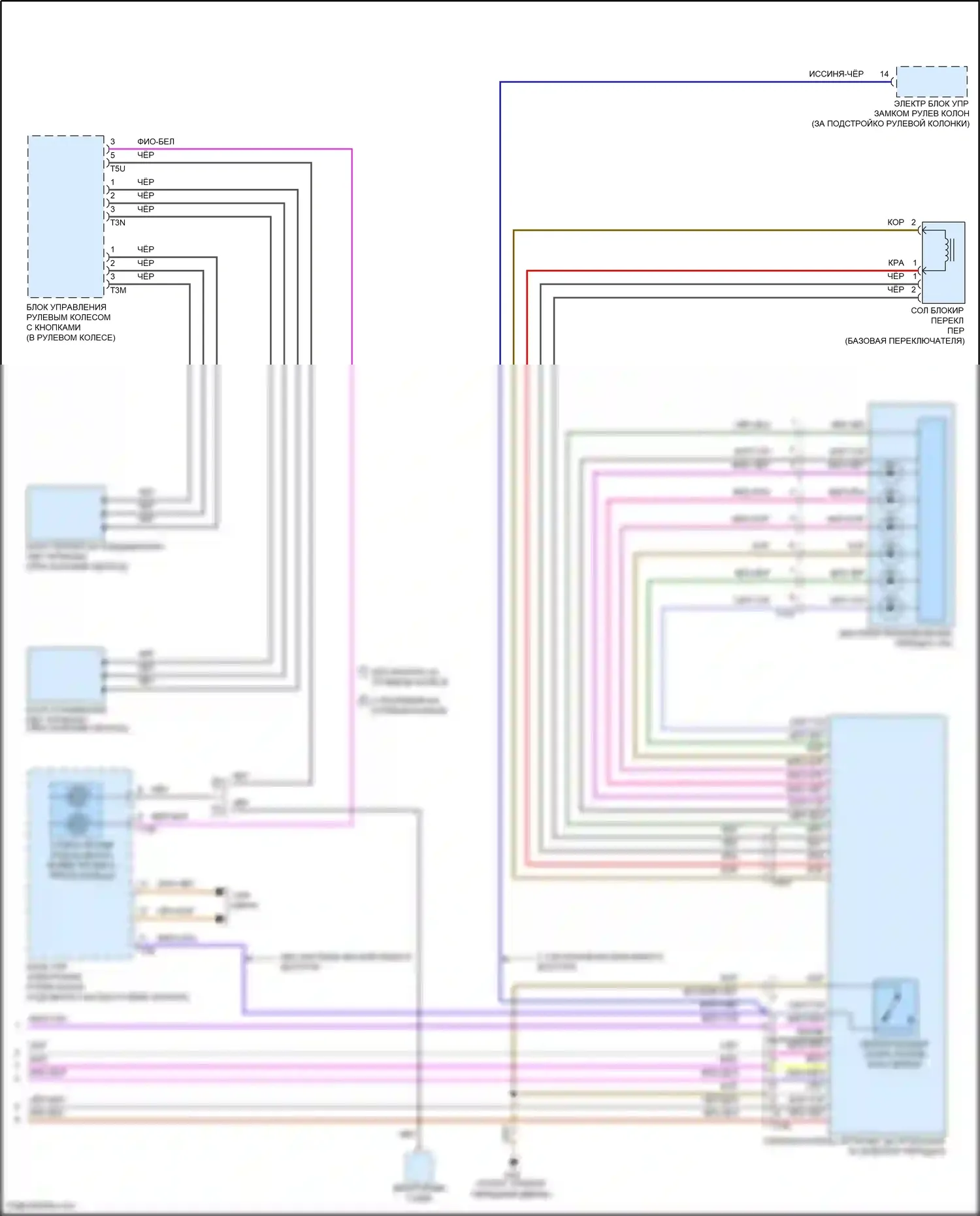 Tiguan Volkswagen I рестайлинг (2011-2019): Электросхема автоматической коробки передач (2 из 2) 