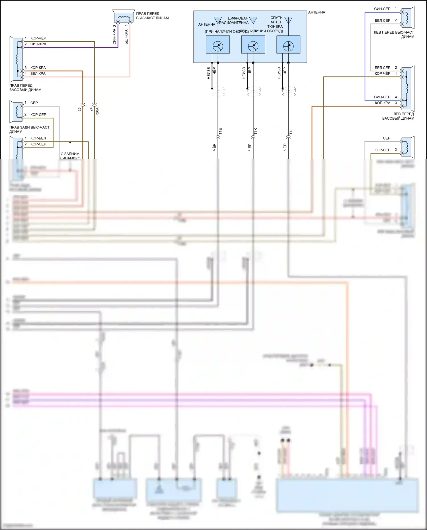 Tiguan Volkswagen I рестайлинг (2011-2019): Электросхема магнитолы, без навигации, с rcd 310 (2 из 2) 