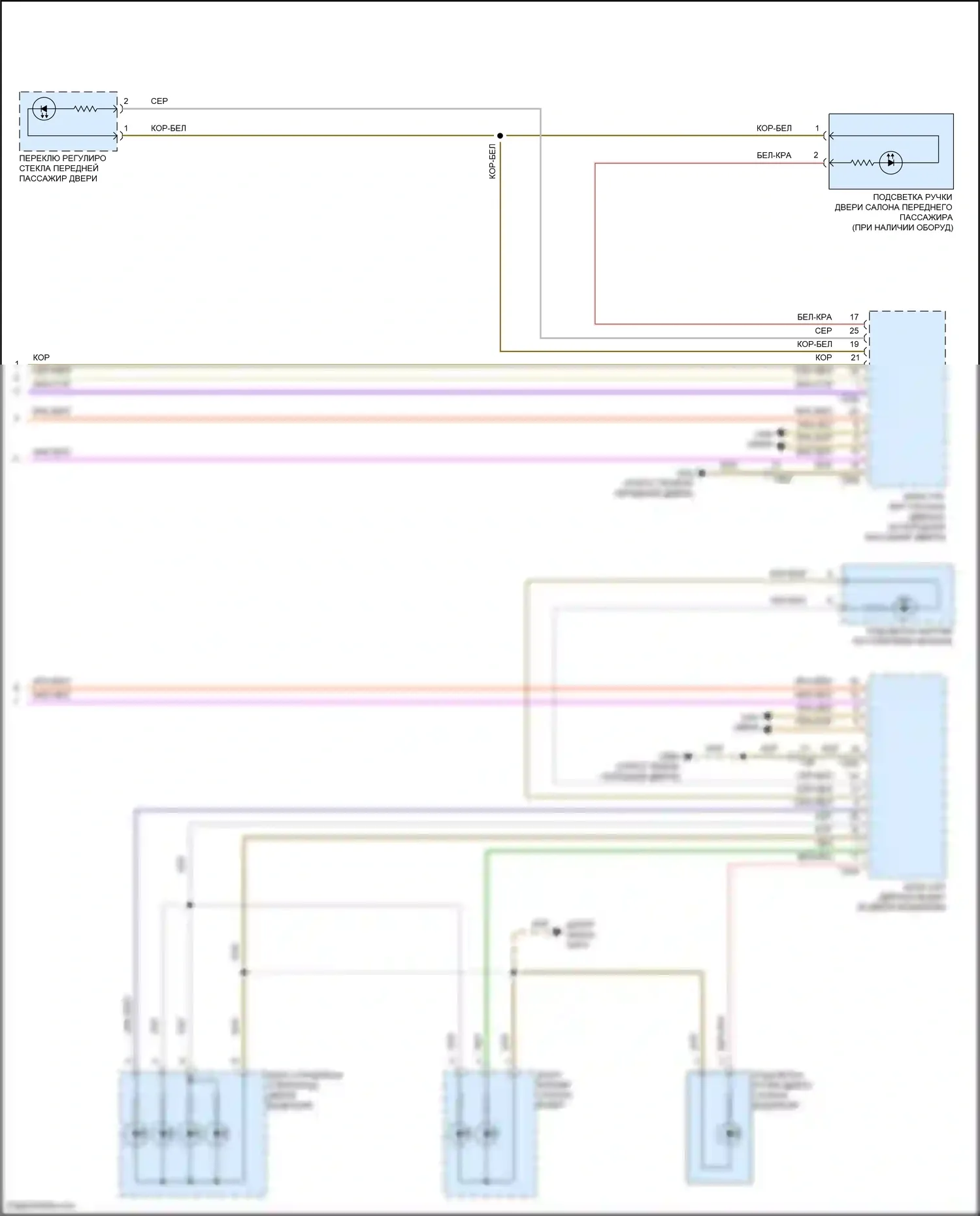 Tiguan Volkswagen I рестайлинг (2011-2019): Электросхема подсветки приборной панели (4 из 4) 