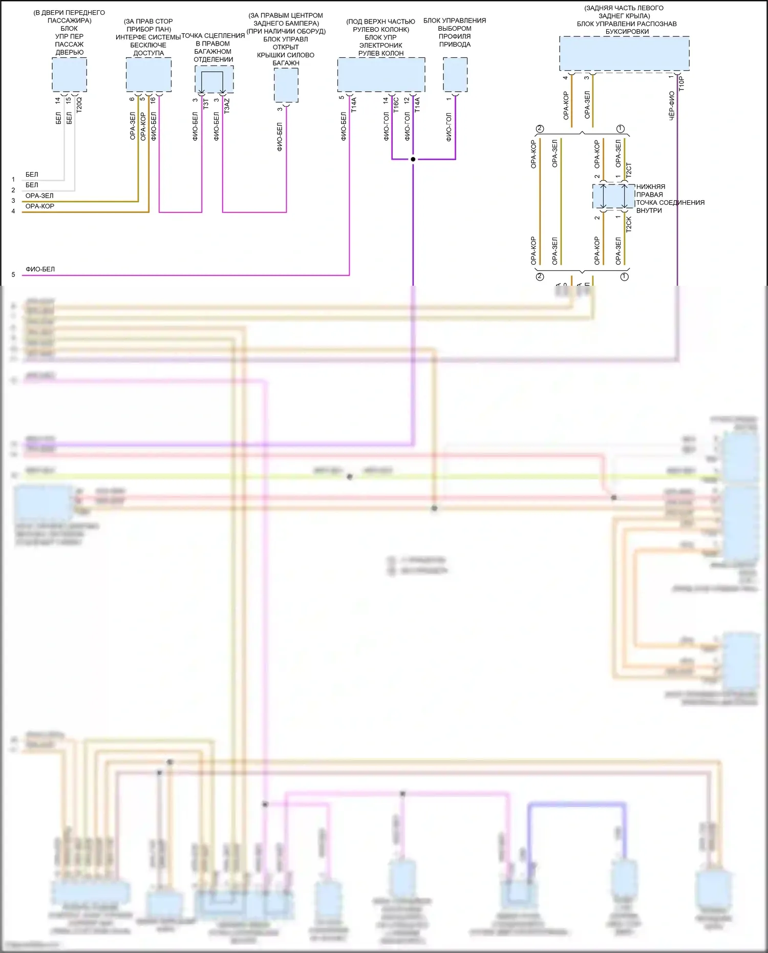 Tiguan Volkswagen II рестайлинг (2020-2024): Can шина электросхема (4 из 4) 