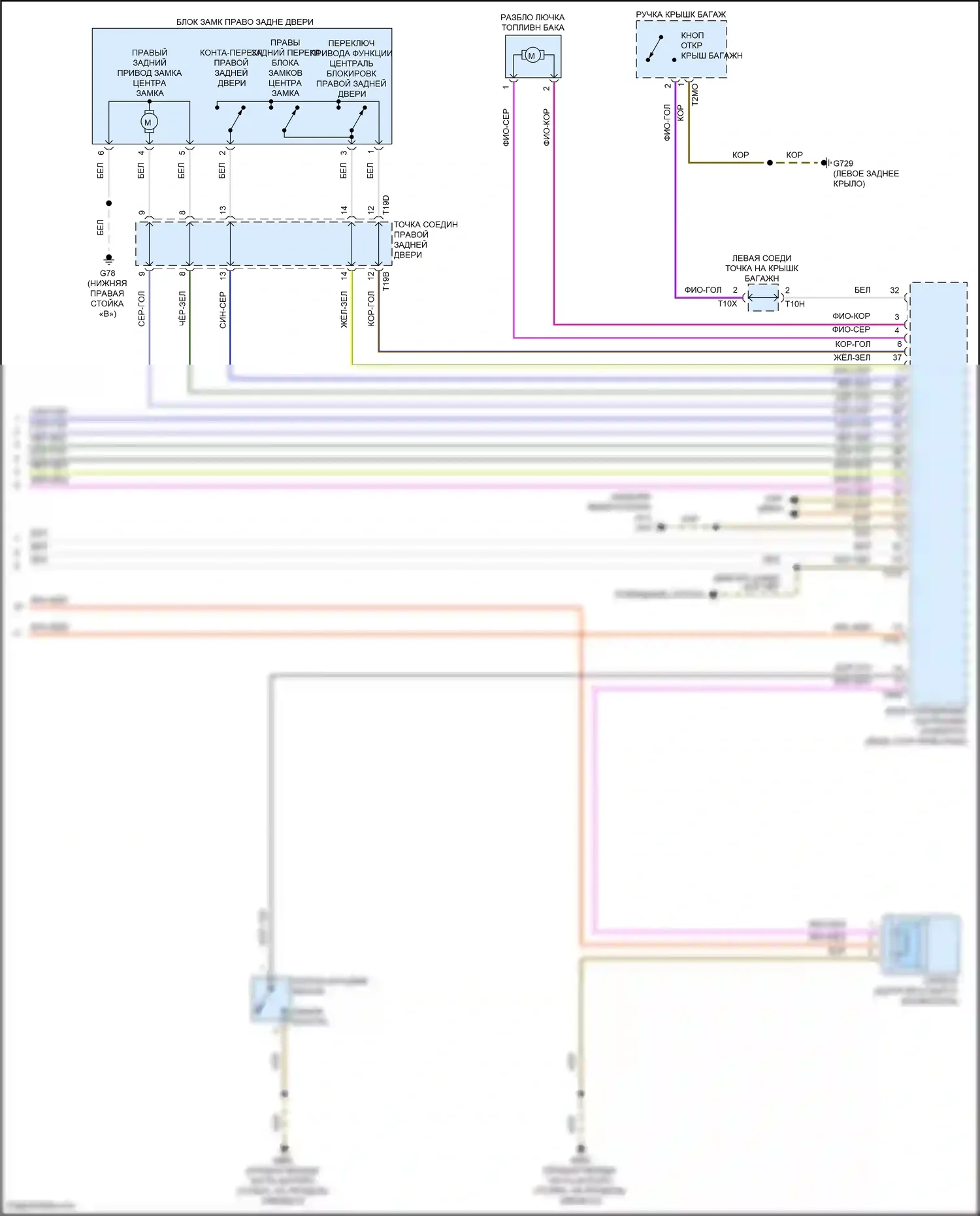 Tiguan Volkswagen II рестайлинг (2020-2024): Электросхема защиты от взлома (4 из 4) 