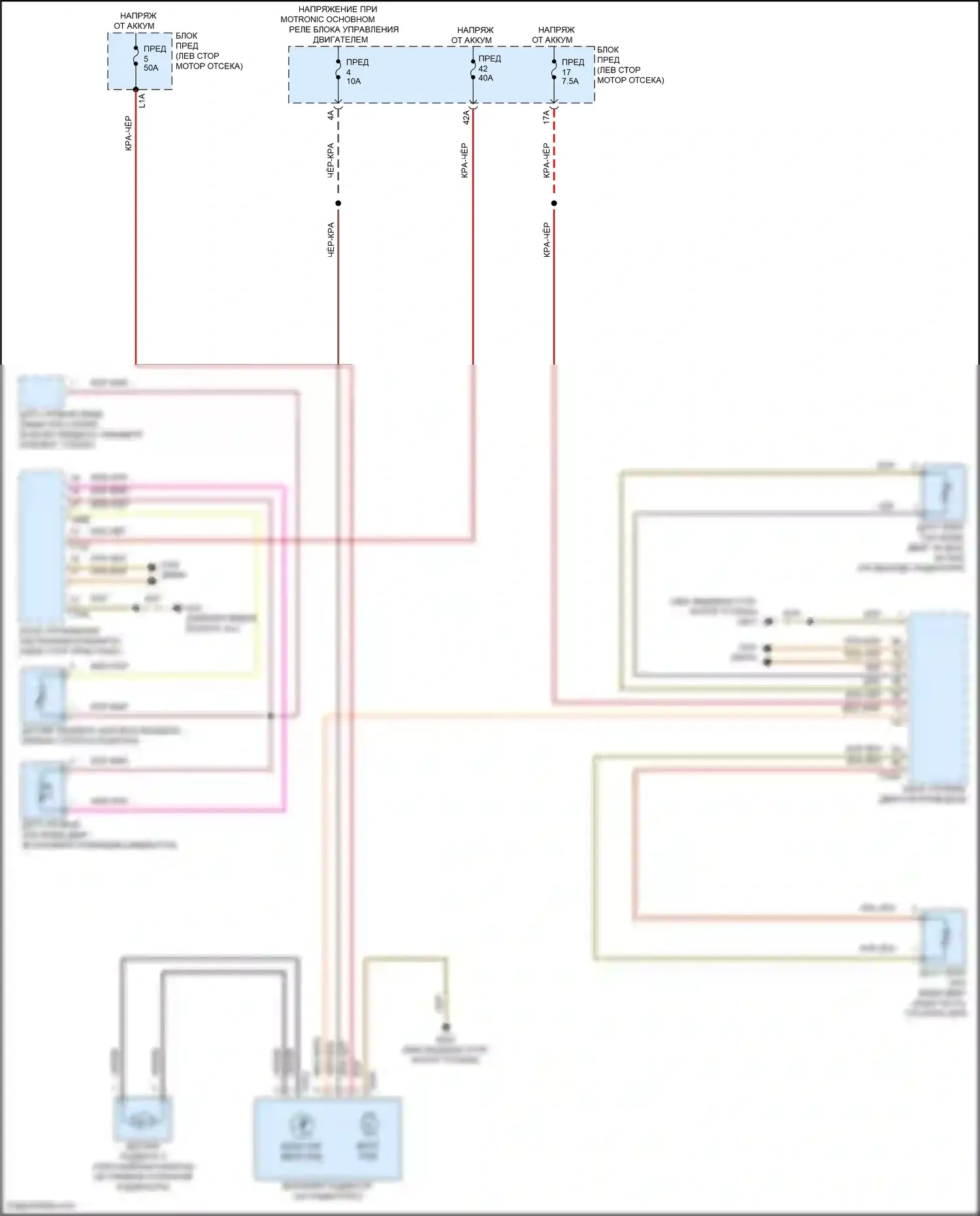 Tiguan Volkswagen II рестайлинг (2020-2024): Электросхема вентилятора охлаждения 