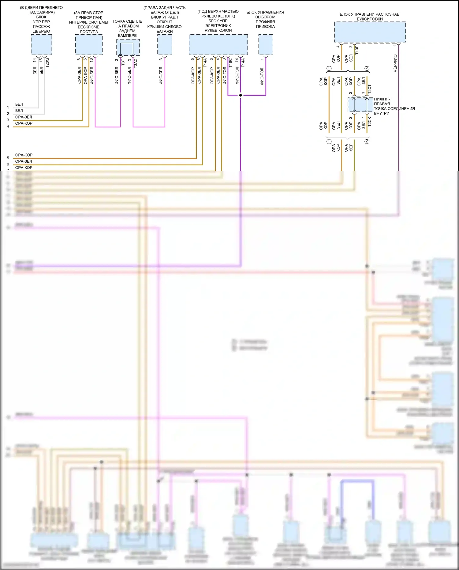 Tiguan Volkswagen II (2016-2020): Can шина электросхема (4 из 4) 