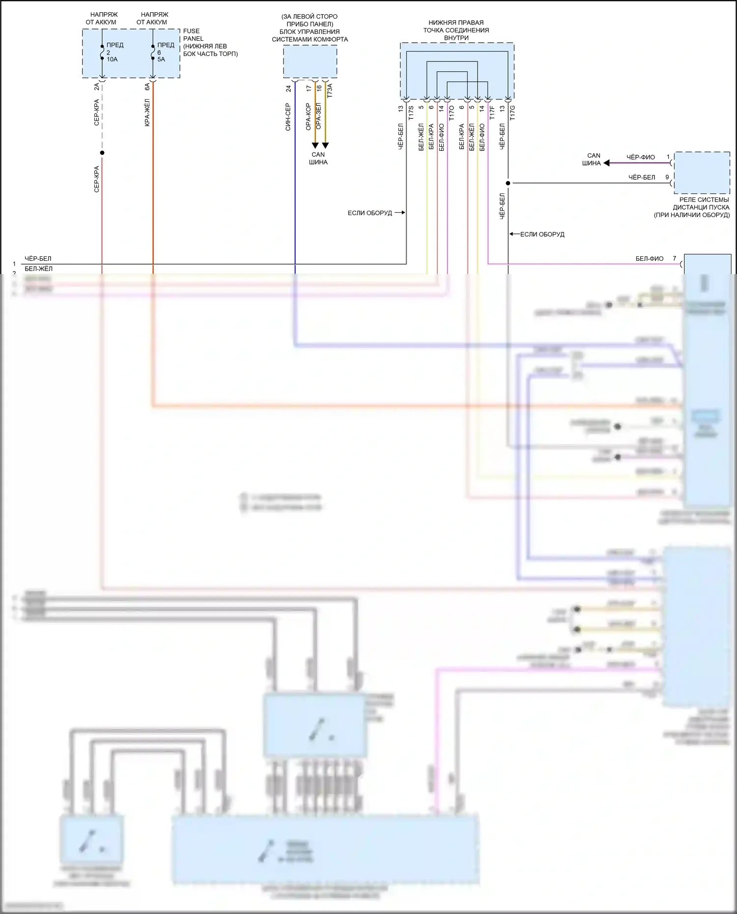 Tiguan Volkswagen II (2016-2020): Электросхема автоматической коробки передач (3 из 3) 