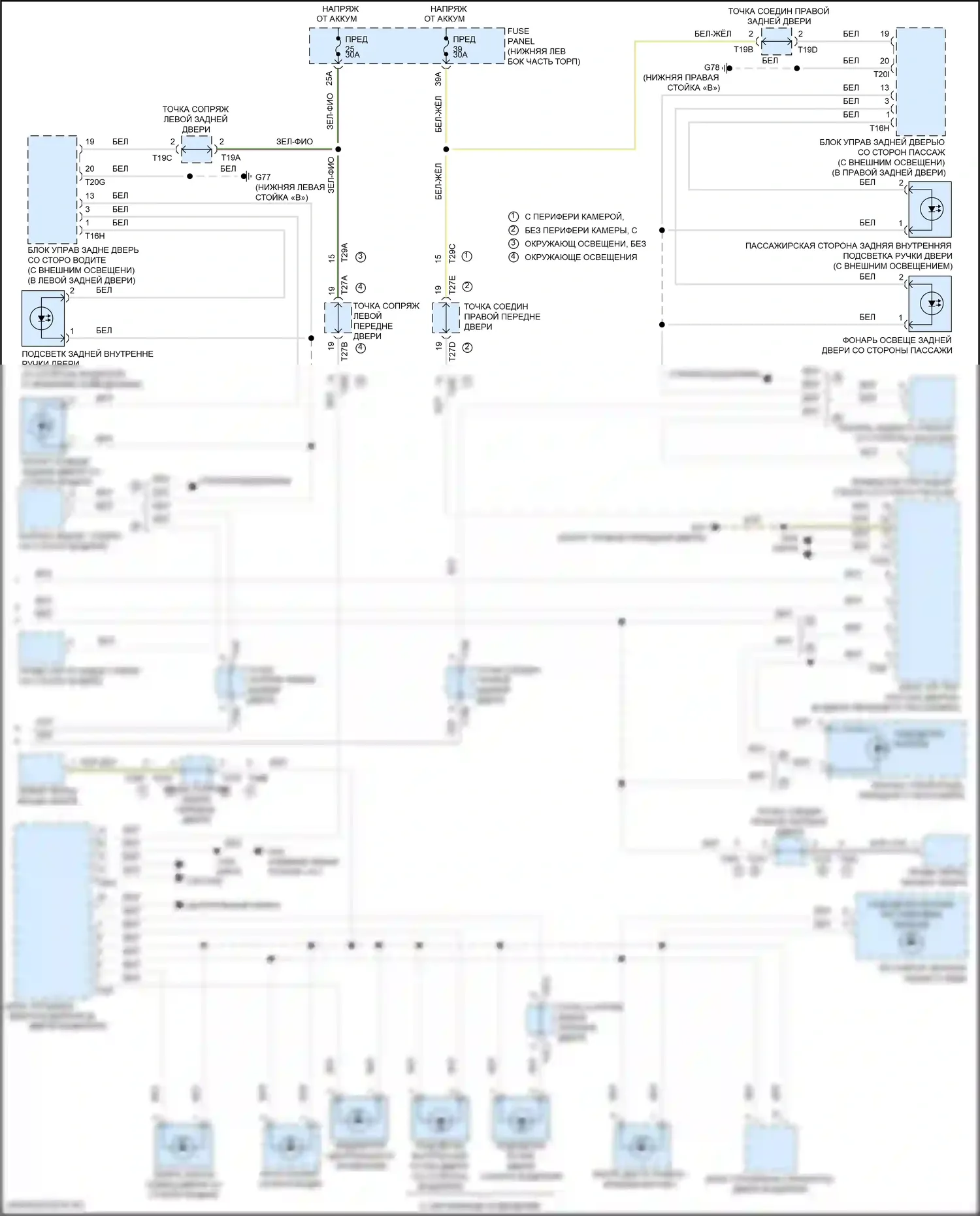 Tiguan Volkswagen II (2016-2020): Электросхема подсветки приборной панели (2 из 2) 