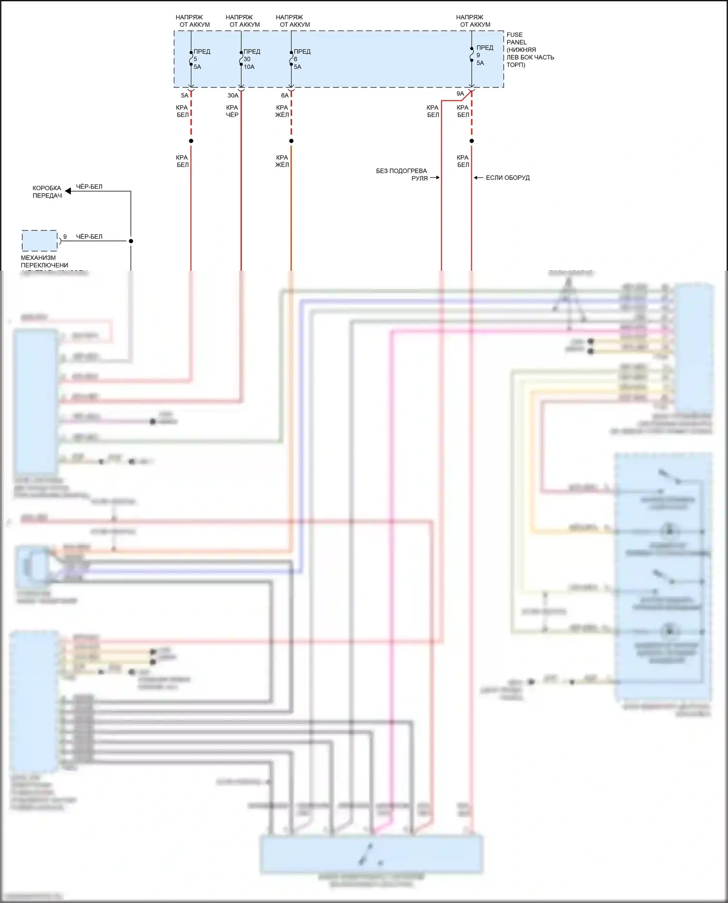 Tiguan Volkswagen II (2016-2020): Электросхема стартера (2 из 2) 