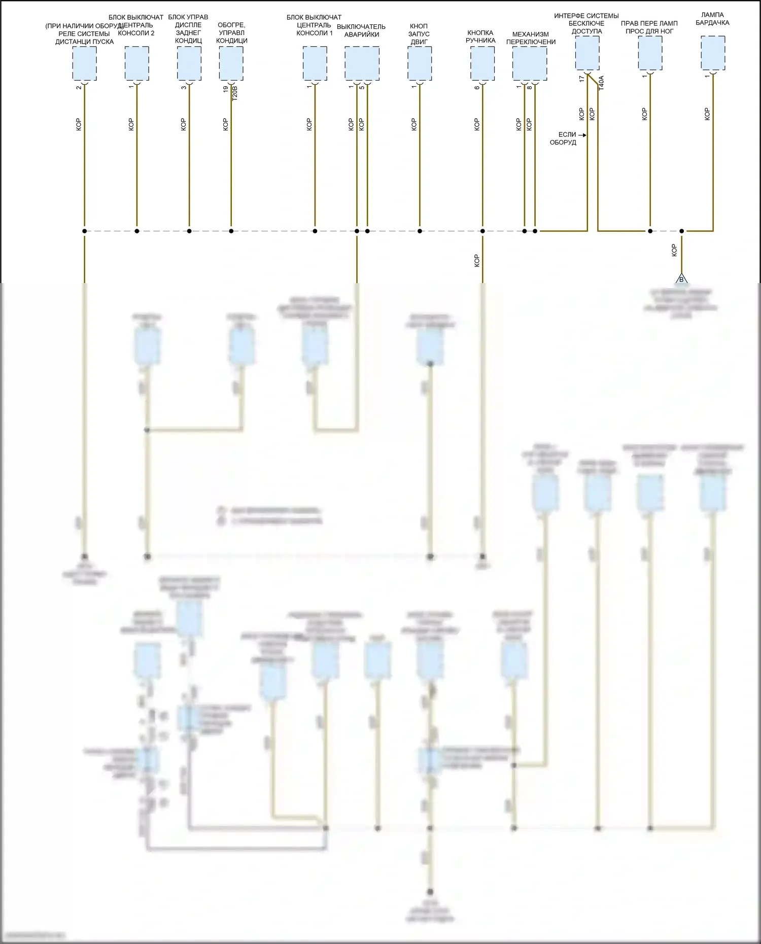 Tiguan Volkswagen II (2016-2020): Электросхема разводки массы (5 из 6) 