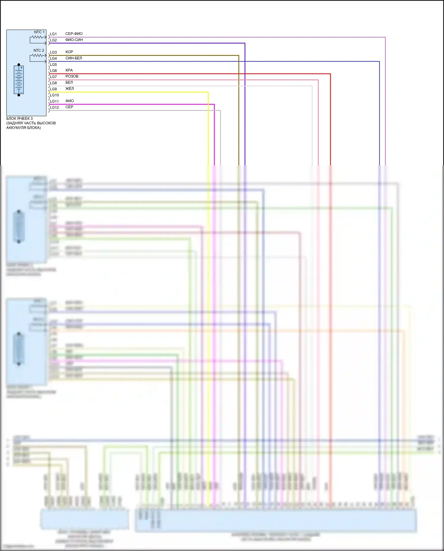 C40 Volvo I (2021-2024): Электросхема электрическая двигателя (7 из 18) 