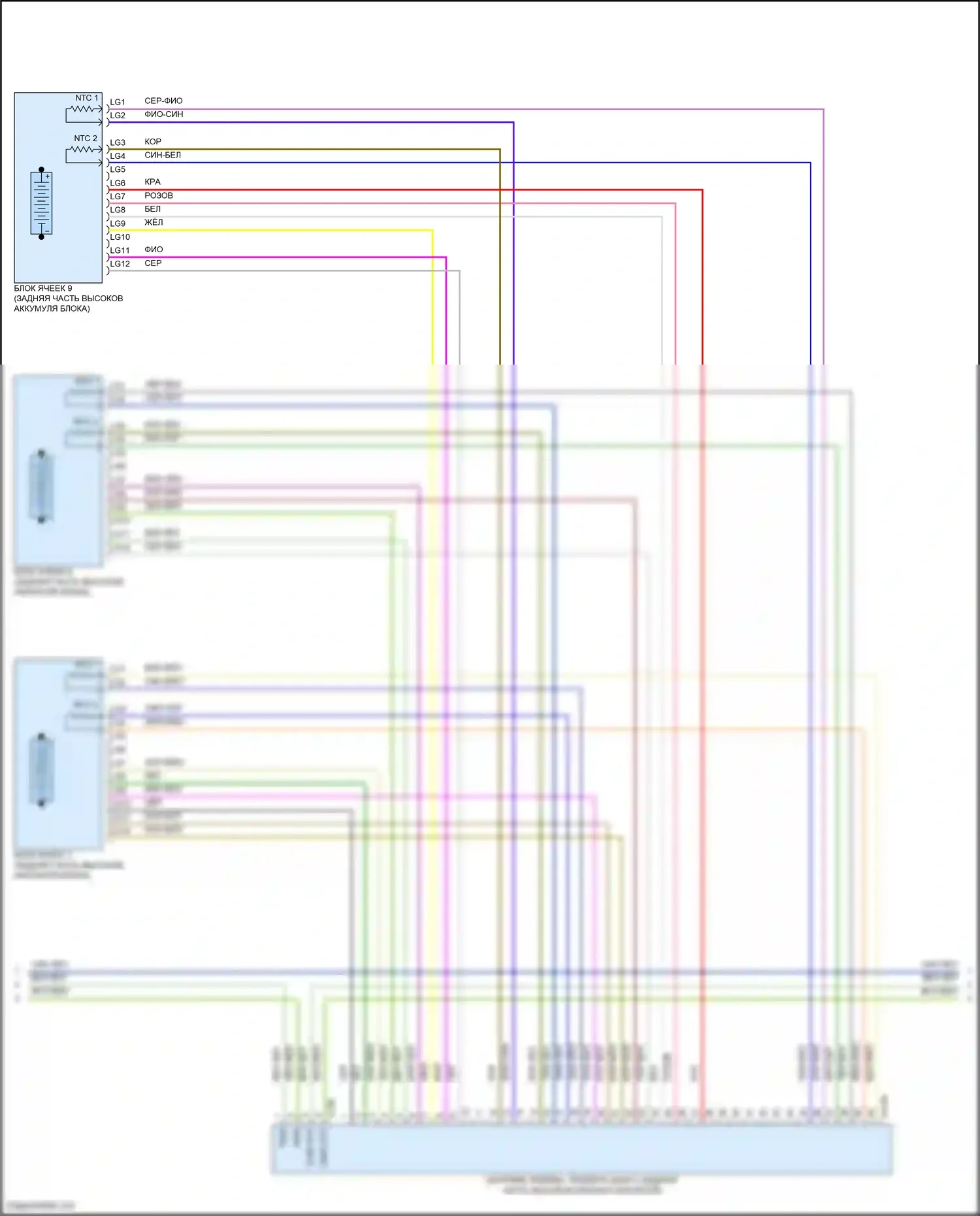 C40 Volvo I (2021-2024): Электросхема электрическая двигателя (9 из 18) 