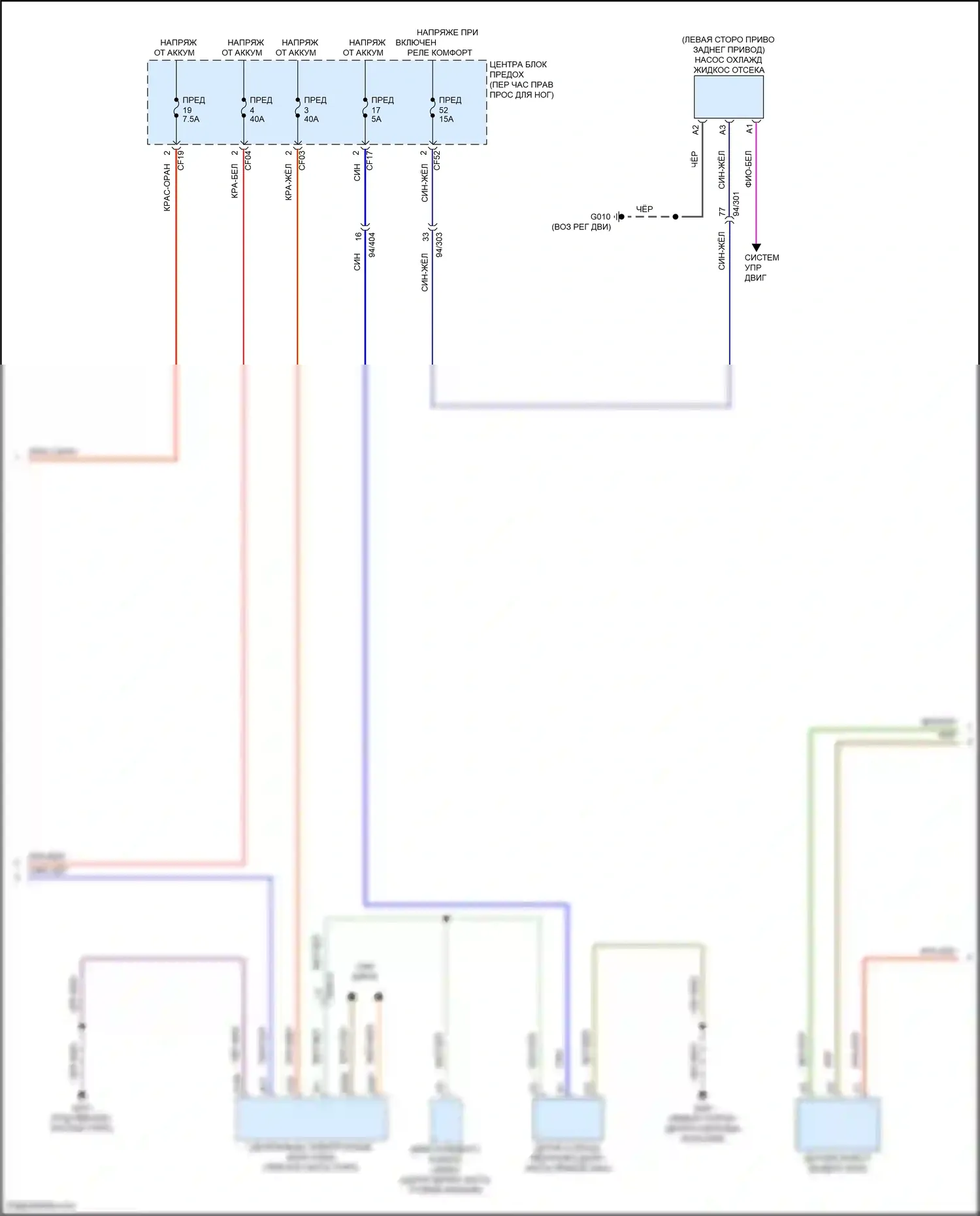 C40 Volvo I (2021-2024): Электросхема климат контроля (2 из 6) 