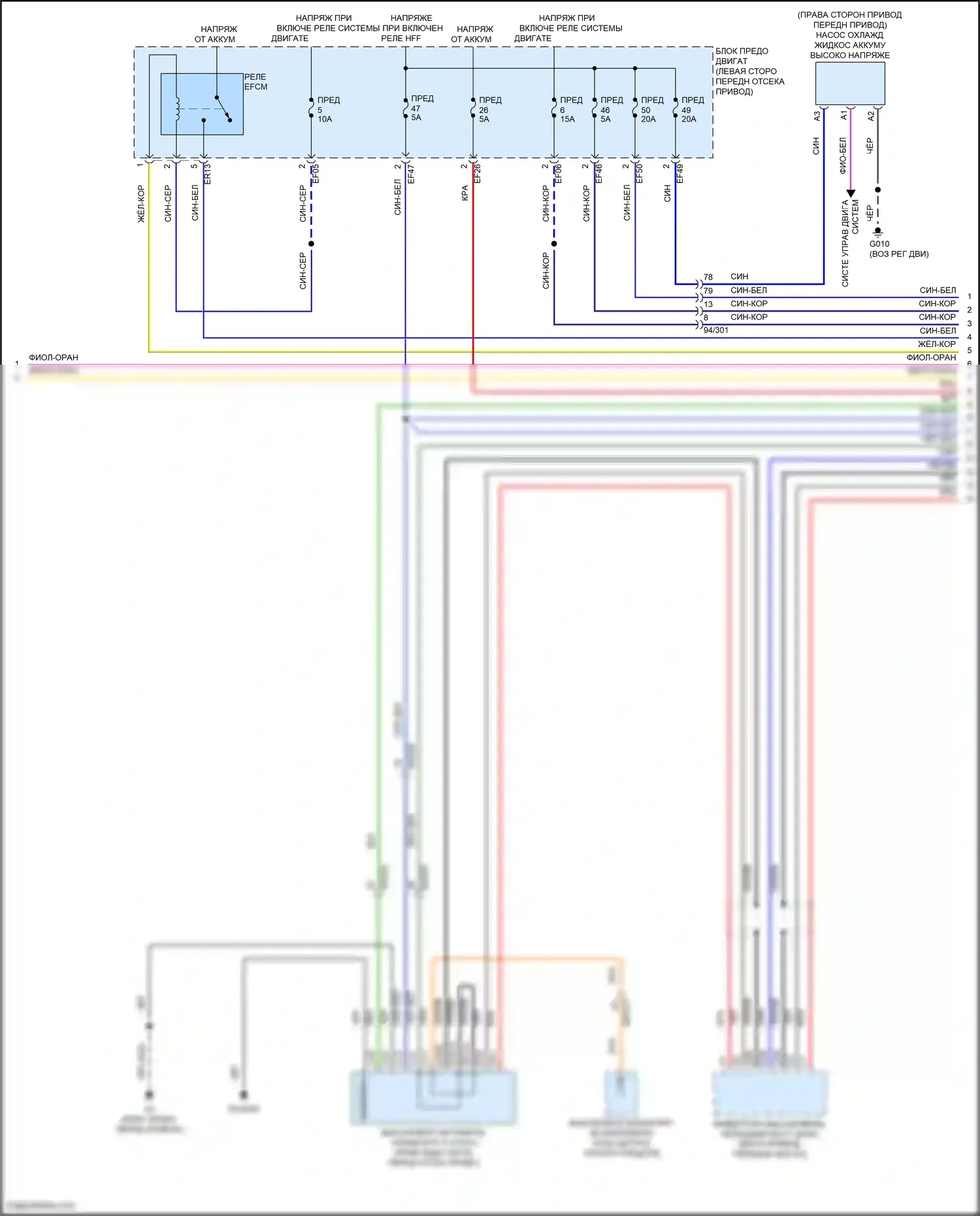 C40 Volvo I (2021-2024): Электросхема климат контроля (4 из 6) 