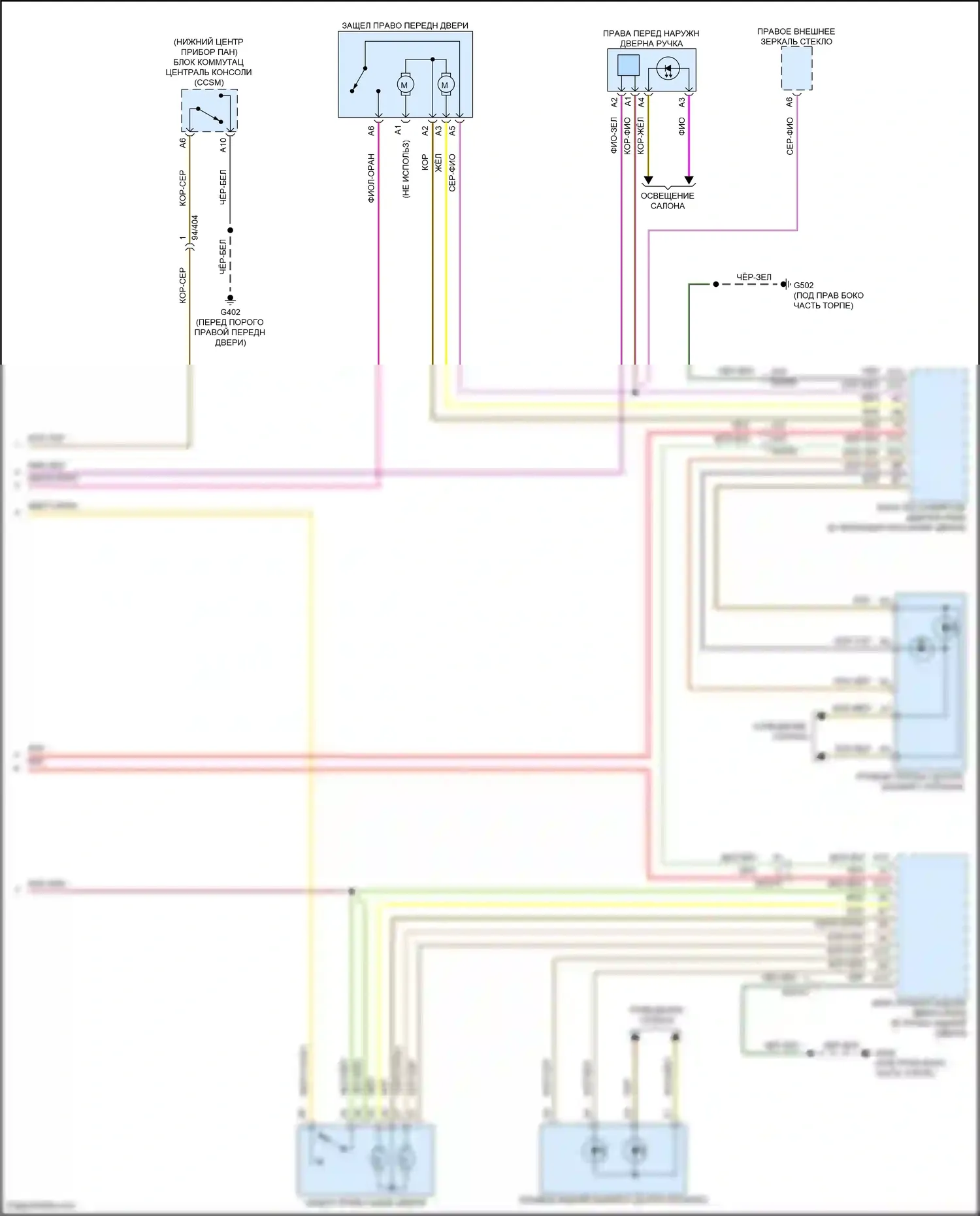 C40 Volvo I (2021-2024): Сигнализации электросхема (3 из 3) 