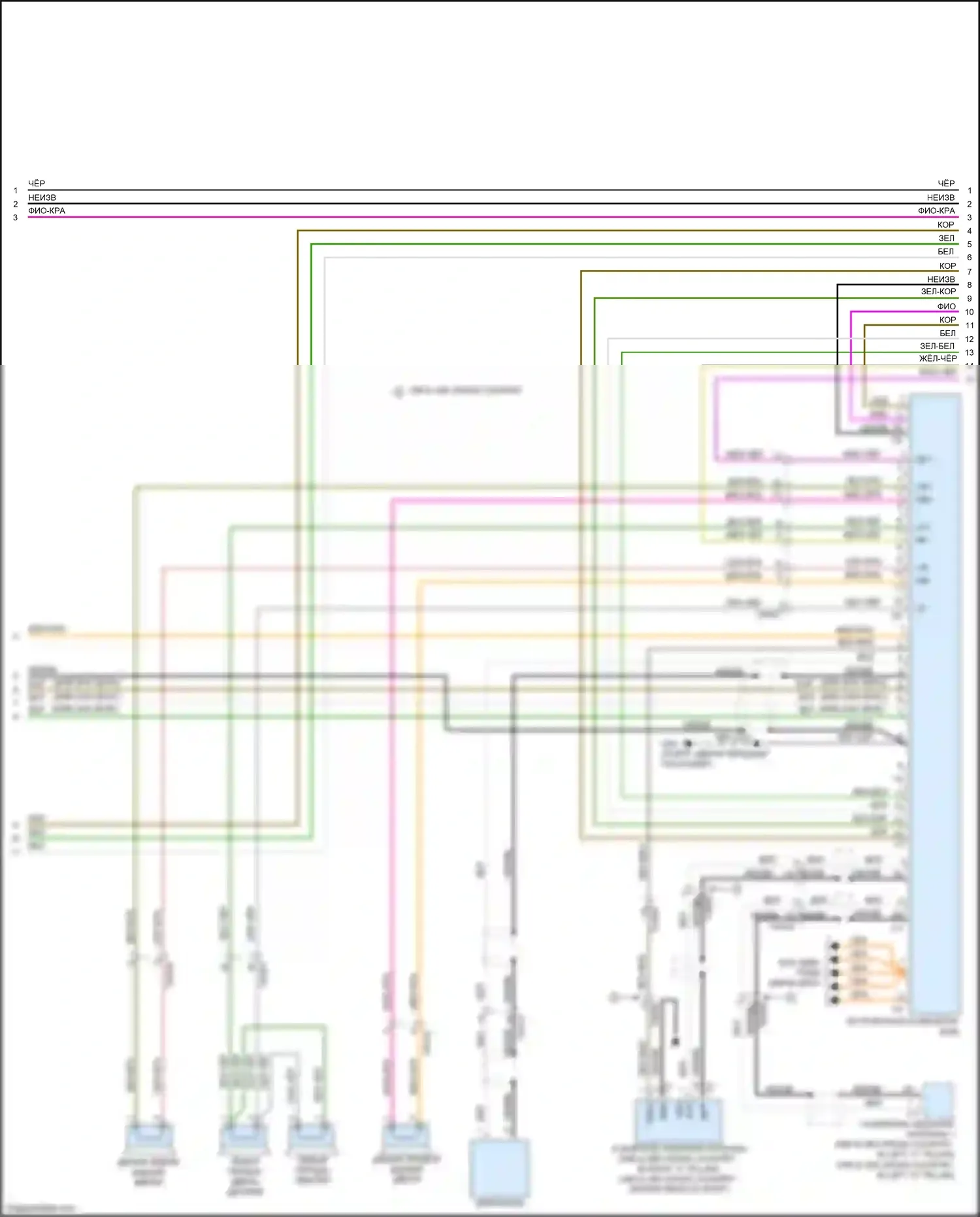S60 Cross Country Volvo I (2015-2018): Магнитола электросхема, базовая (2 из 3) 