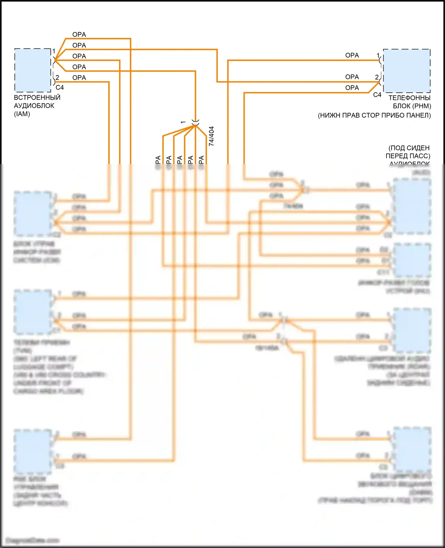 S60 Volvo II рестайлинг (2013-2018): Большинство электросхем подключения шины данных 