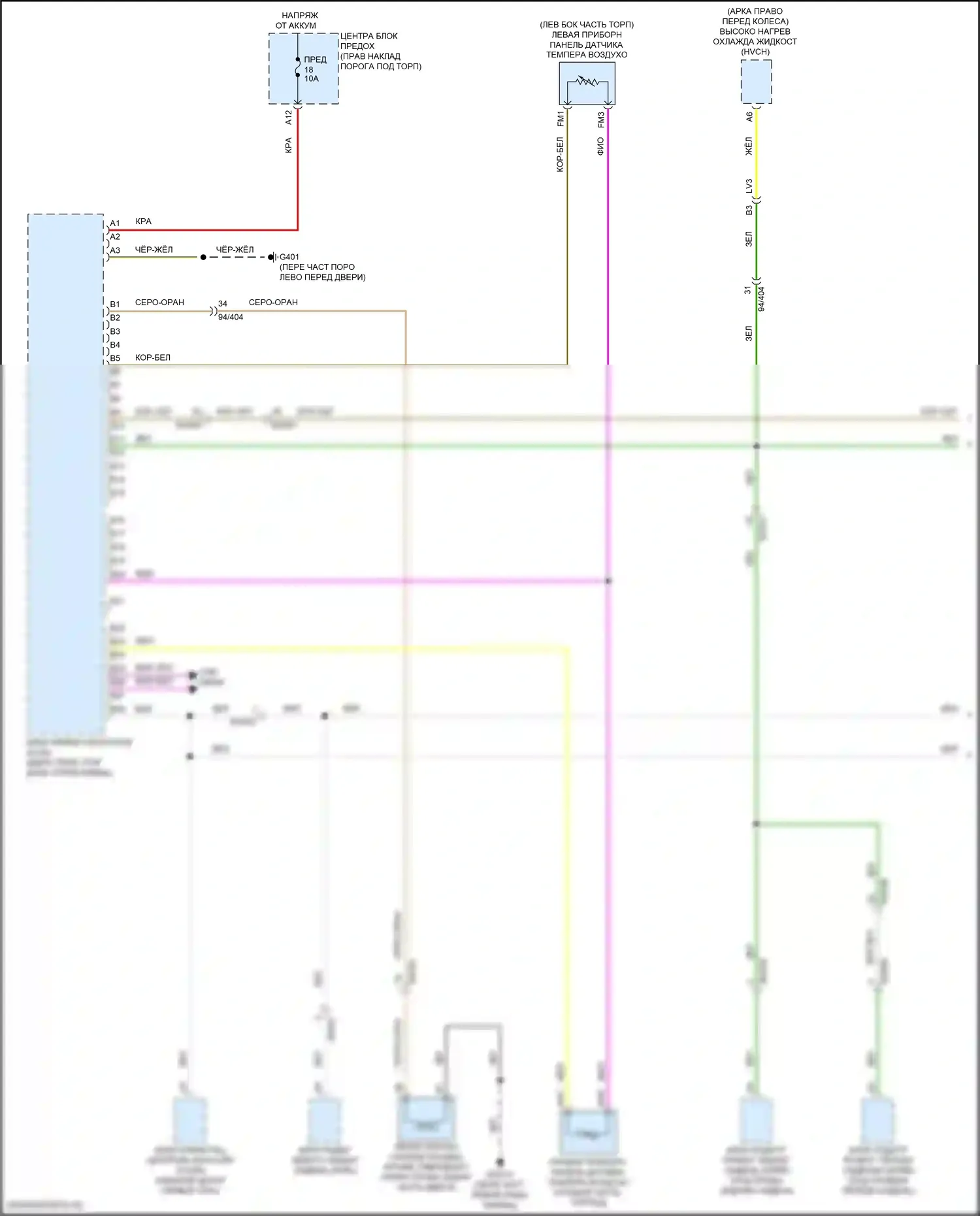 S60 Volvo III (2018-2024): Электросхема климат контроля (1 из 5) 