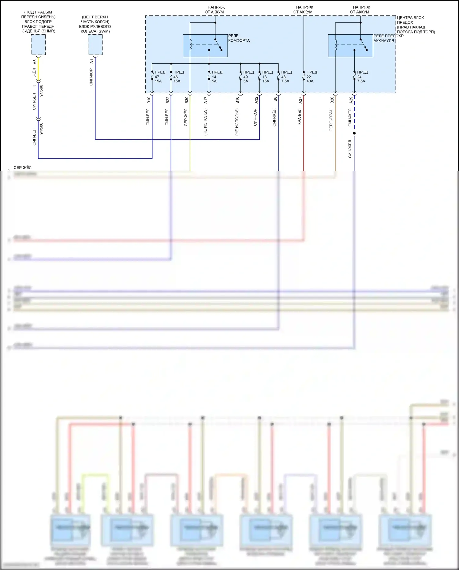 S60 Volvo III (2018-2024): Электросхема климат контроля (4 из 5) 