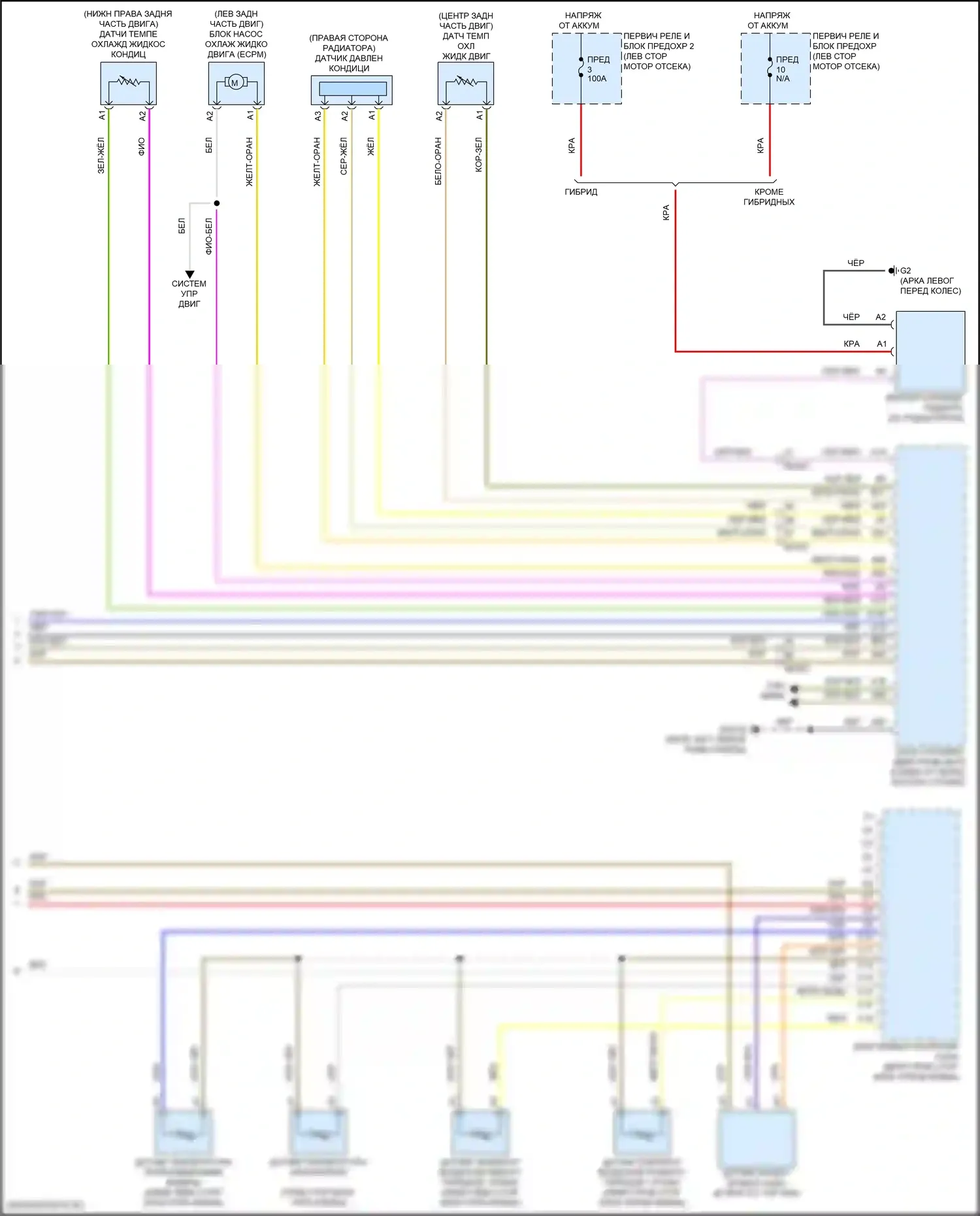S60 Volvo III (2018-2024): Электросхема климат контроля (5 из 5) 