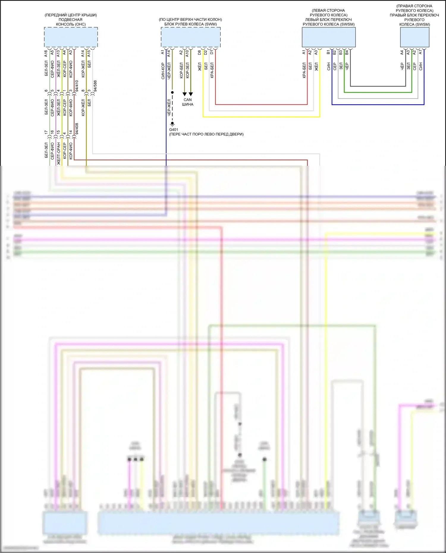 S60 Volvo III (2018-2024): Электросхема навигации, гибридная (2 из 5) 