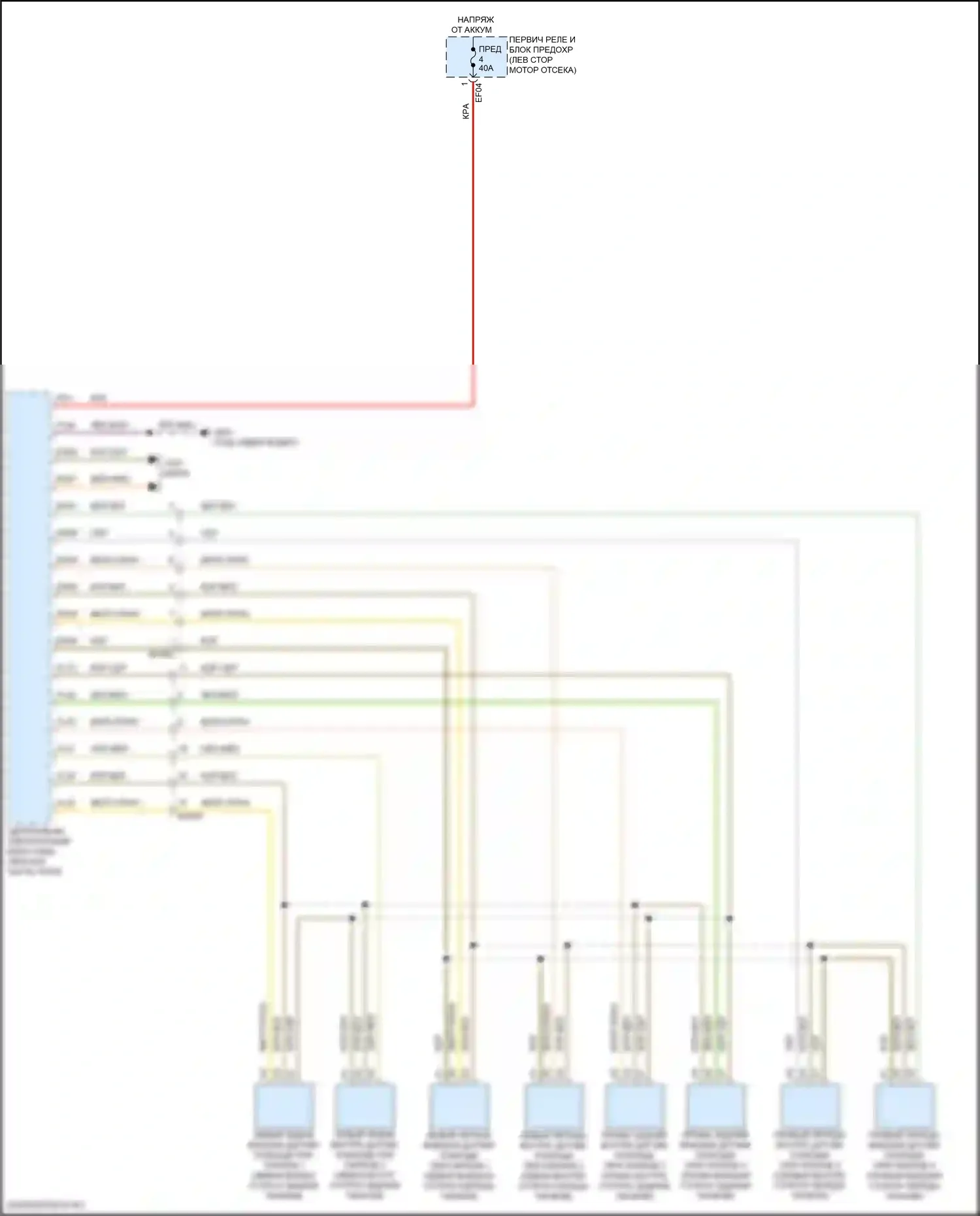 S60 Volvo III (2018-2024): Электросхема парковочной камеры 