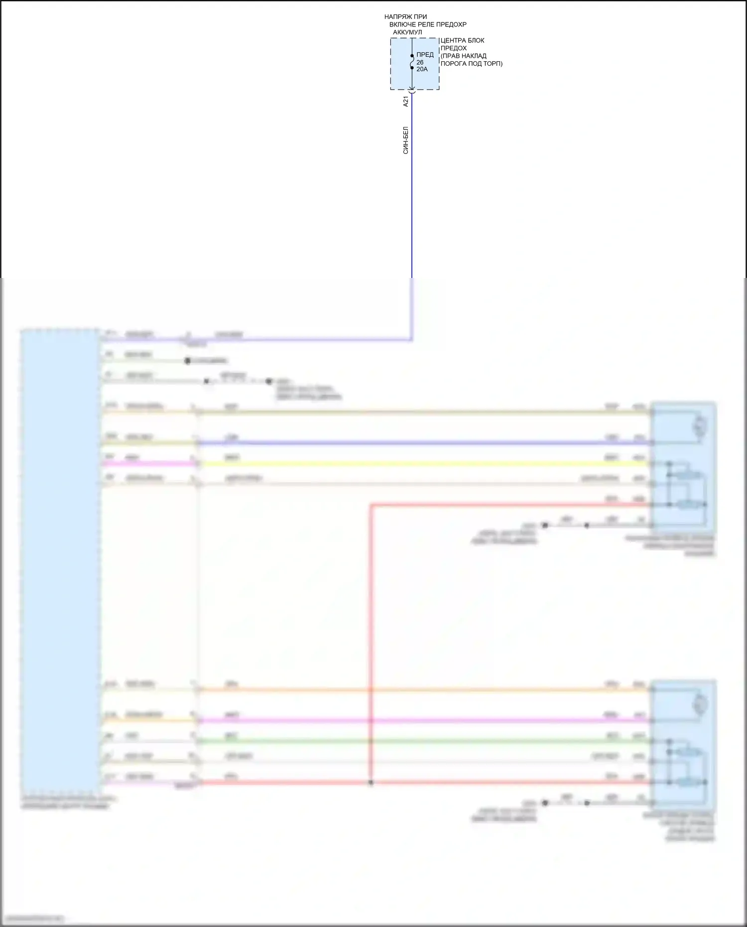 S60 Volvo III (2018-2024): Электросхема складной крыши/люка 