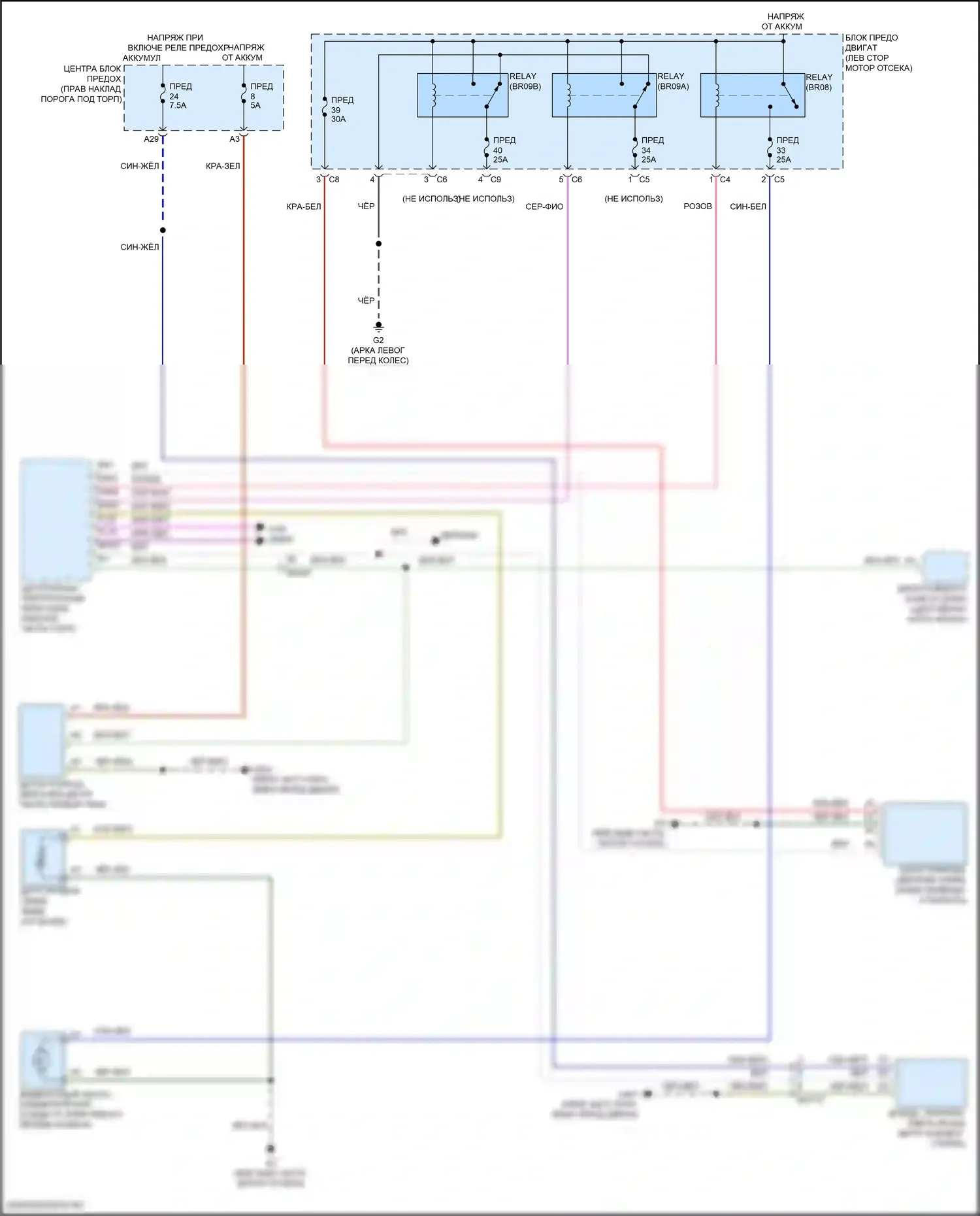 S90 Volvo II рестайлинг (2020-2024): Дворники и омыватели электросхема 
