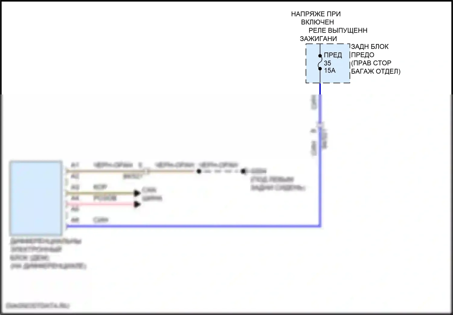 S90 Volvo II рестайлинг (2020-2024): Электросхема awd 