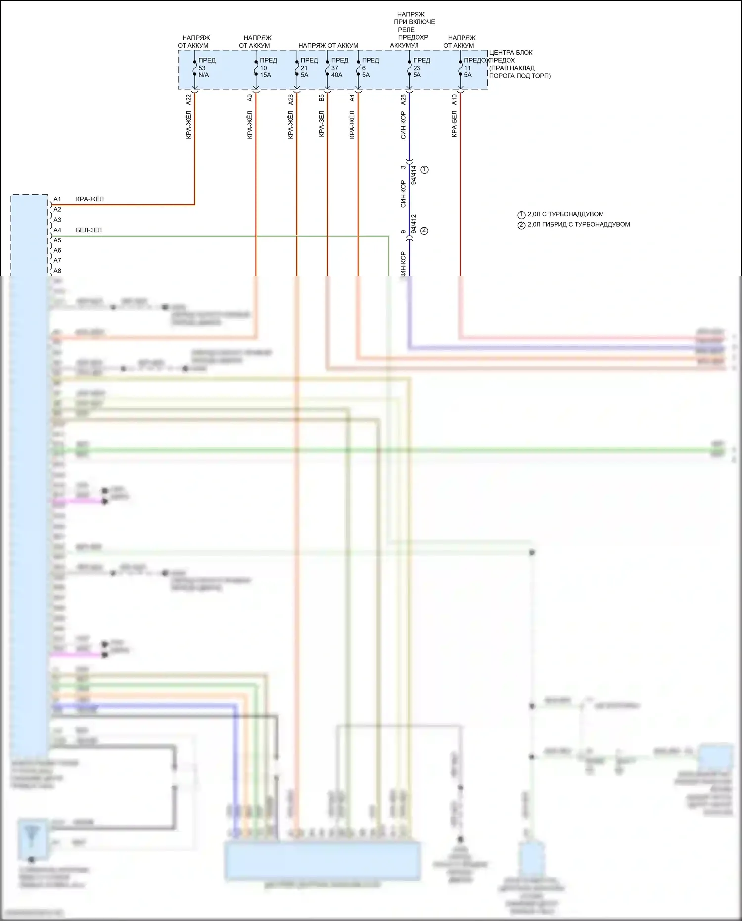 S90 Volvo II рестайлинг (2020-2024): Электросхема навигации (1 из 3) 